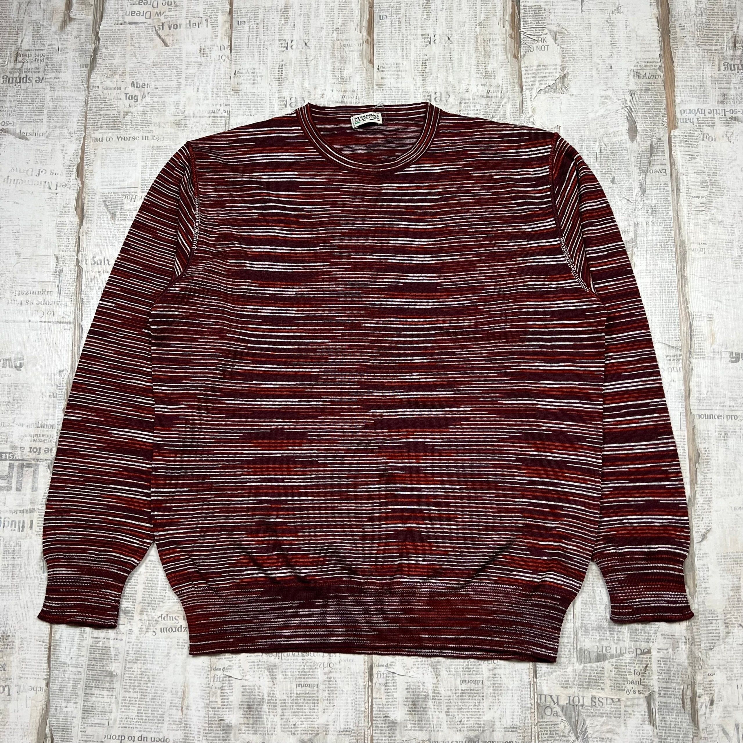 image of Italian Designers x Missoni Sport Light Sweater in Red, Men's (Size XL)