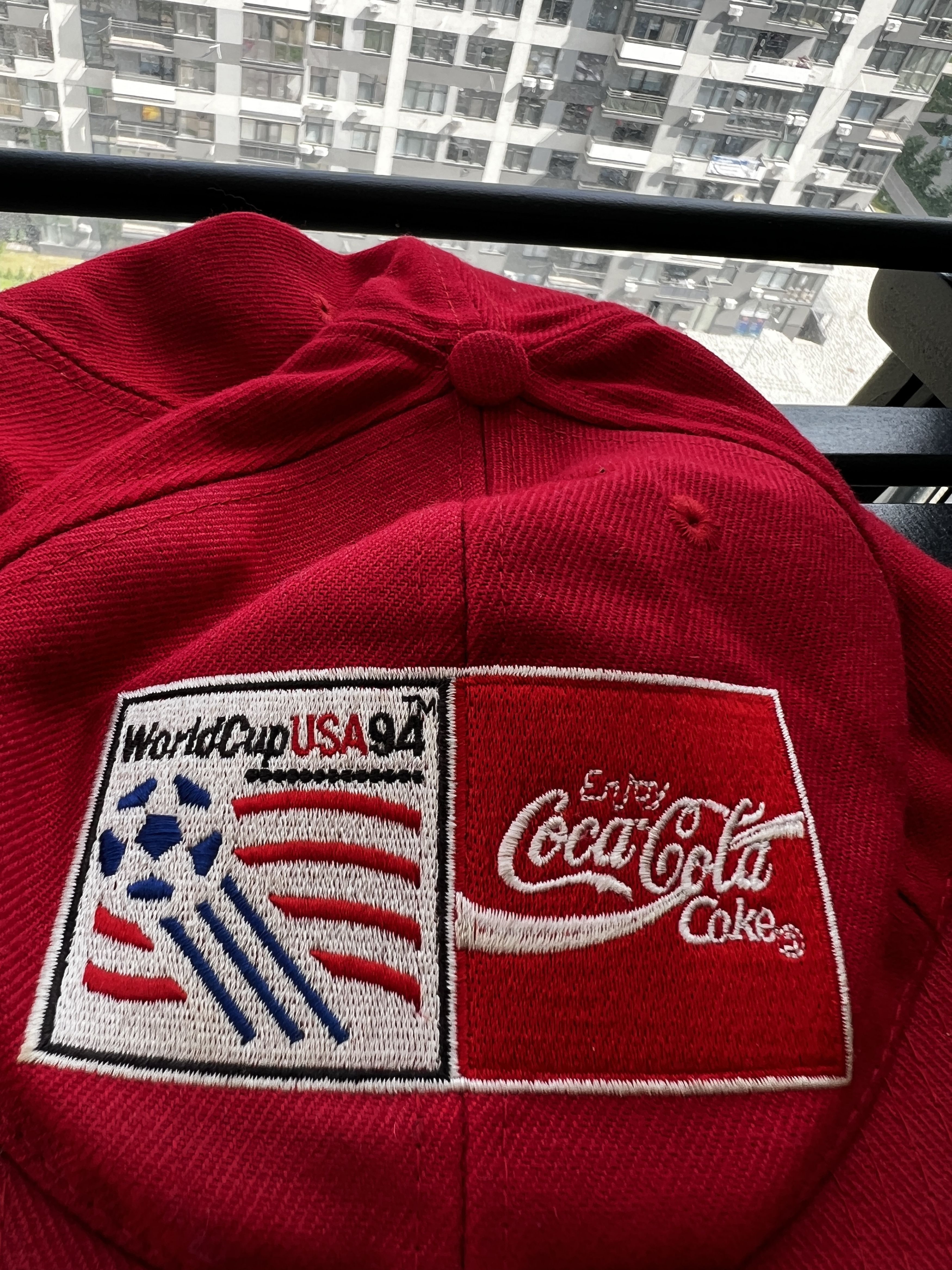 Coca Cola × Vintage 90s Coca Cola World Cup USA 94 Vintage hat snapback cap Size ONE SIZE - 5 Thumbnail