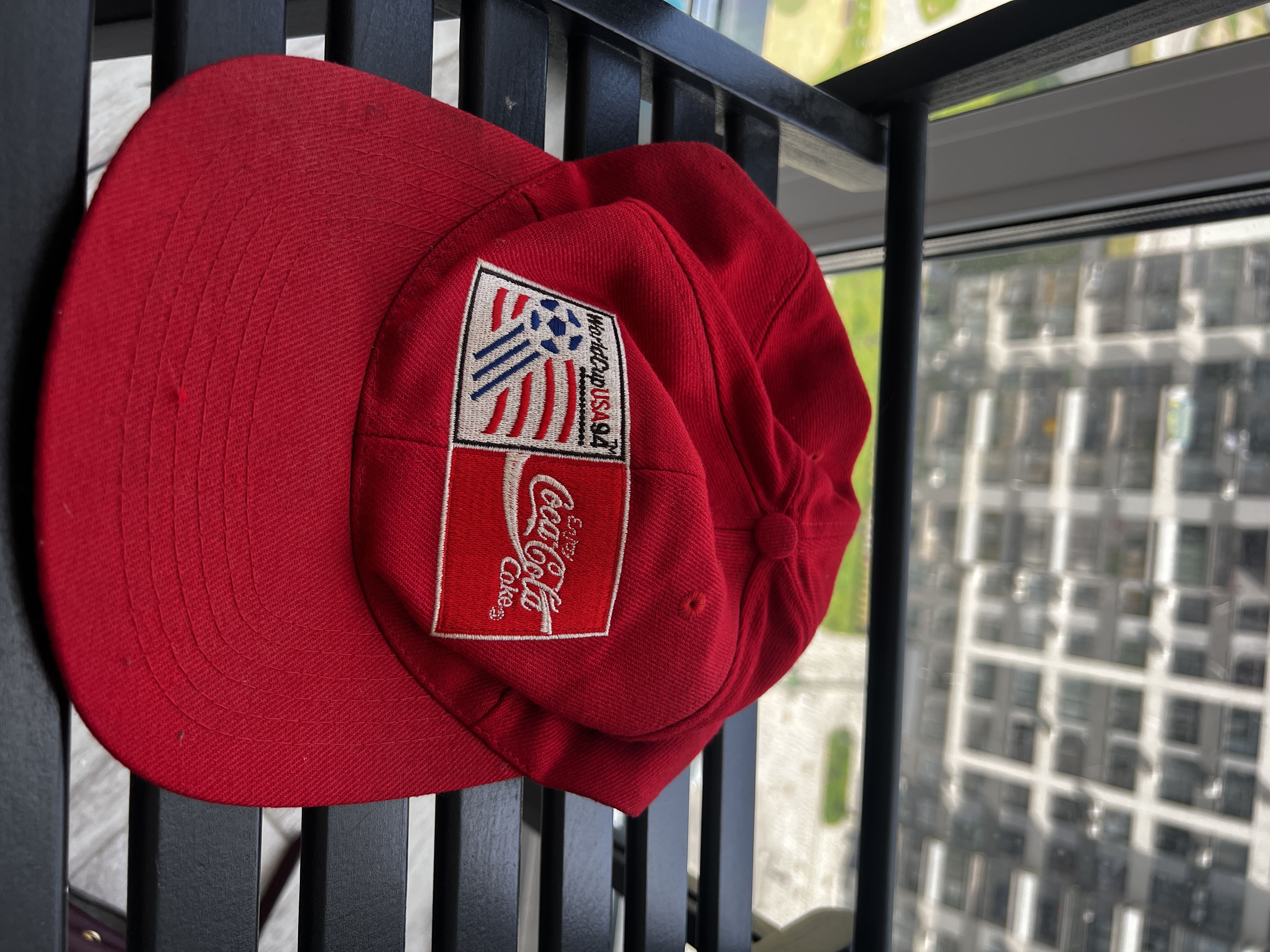 Coca Cola × Vintage 90s Coca Cola World Cup USA 94 Vintage hat snapback cap Size ONE SIZE - 1 Thumbnail