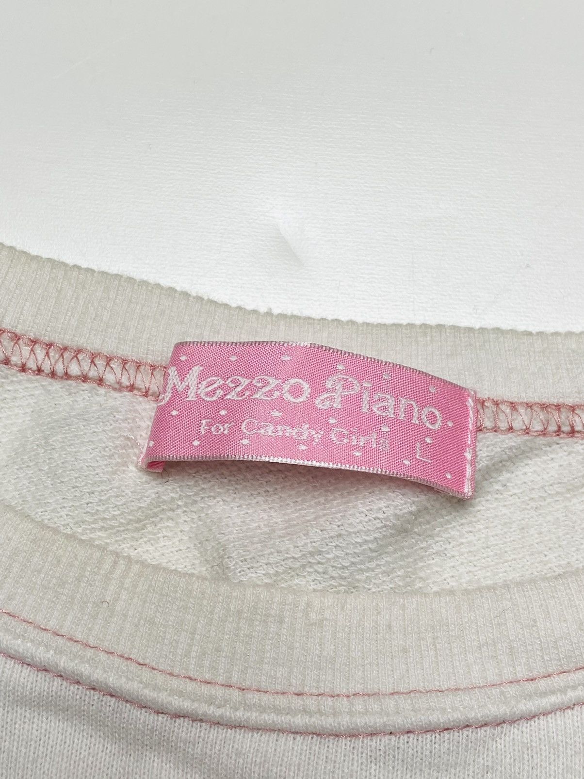 Japanese Brand 1990s Mezzo Piano - Poem Love Longsleeve Top Size M / US 6-8 / IT 42-44 - 3 Thumbnail
