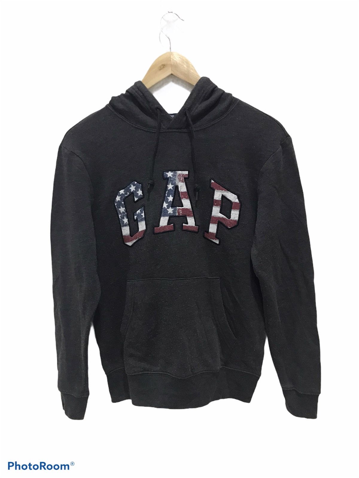 Gap GAP USA SpellOut Hooded Sweatshirt Kanye West Size US XXS / EU 40 - 1 Thumbnail