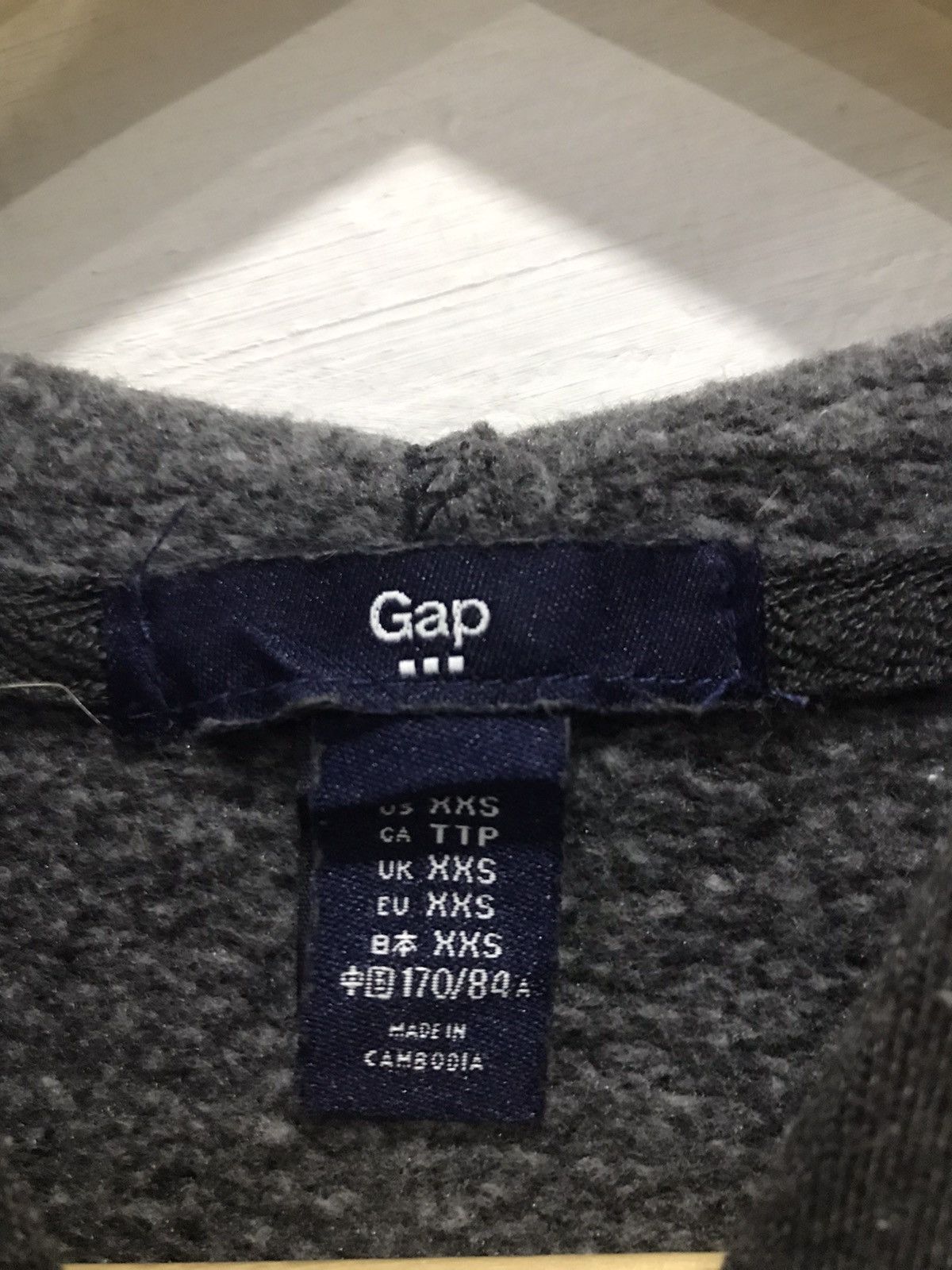 Gap GAP USA SpellOut Hooded Sweatshirt Kanye West Size US XXS / EU 40 - 9 Thumbnail