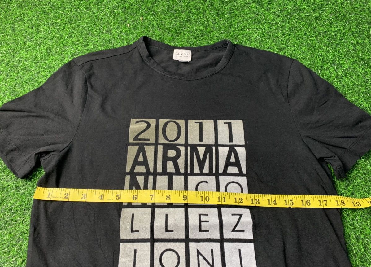 Armani Armani Collezioni Tee Spell Out Logo Design Unisex Size US S / EU 44-46 / 1 - 8 Thumbnail
