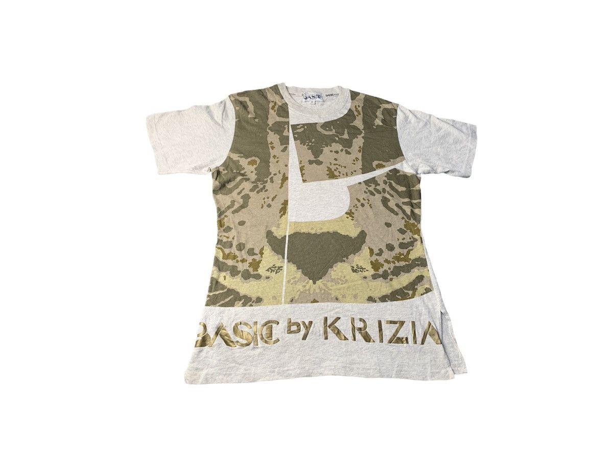 image of Vintage Basic By Krizia Tiger Art Tee, Women's (Size Medium)