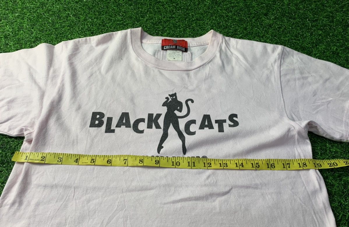 Japanese Brand Black Cats Cream Soda Records Rock Tee Size M / US 6-8 / IT 42-44 - 9 Thumbnail