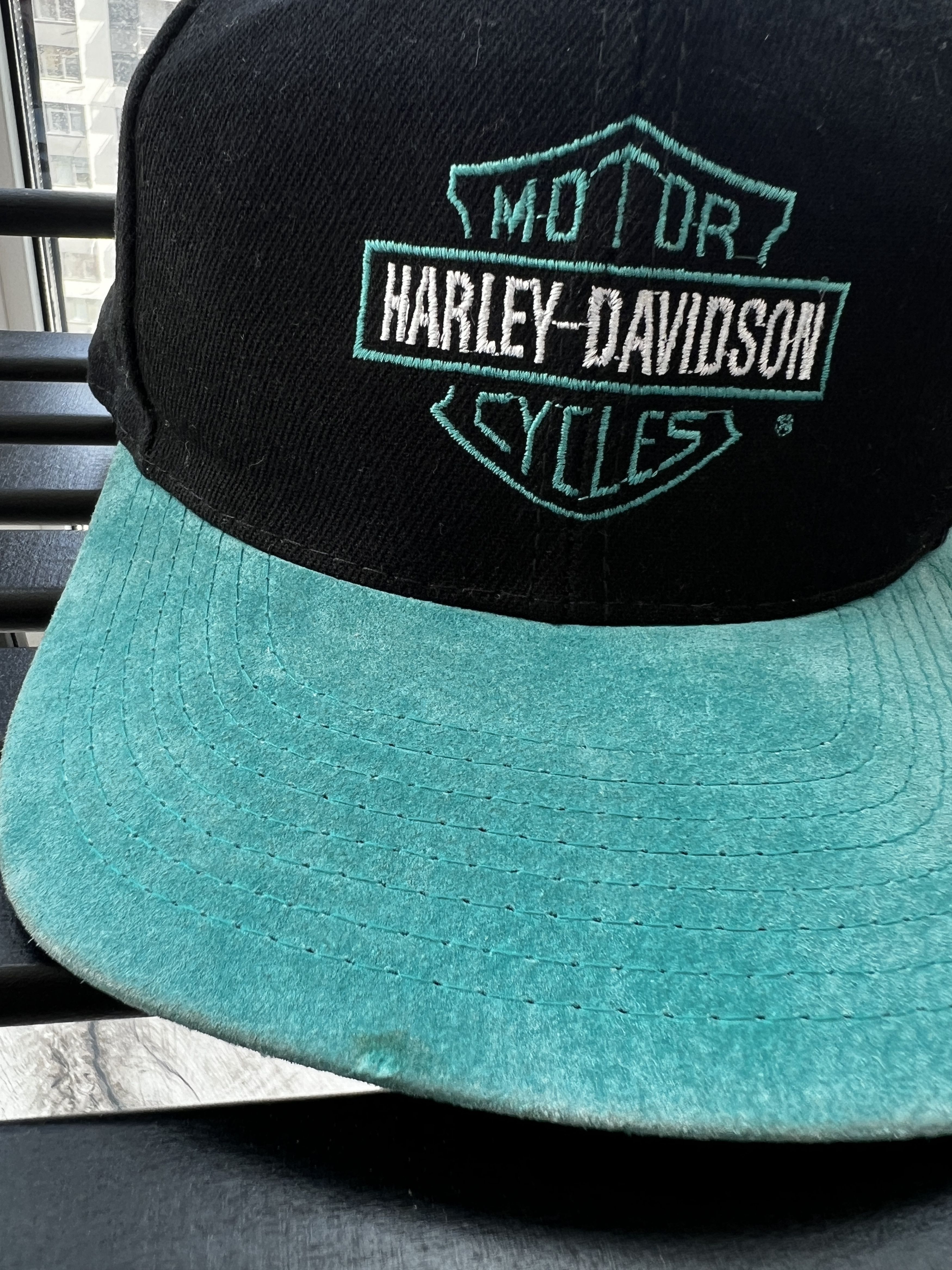 Harley Davidson × Vintage 90s Vintage Harley Davidson Cap Size ONE SIZE - 5 Thumbnail