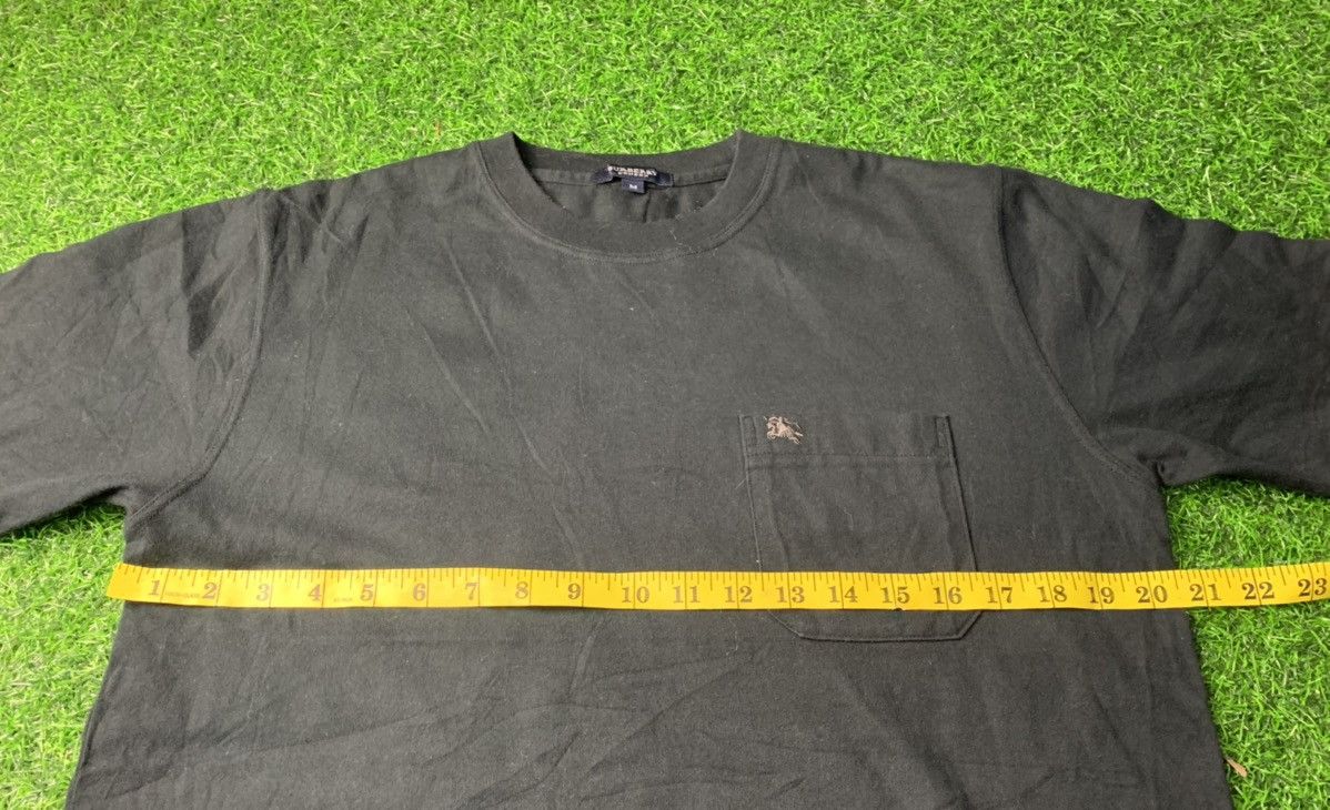 Burberry Burberry Single Pocket Embroidery Logo Ringer Tee Size M / US 6-8 / IT 42-44 - 7 Thumbnail