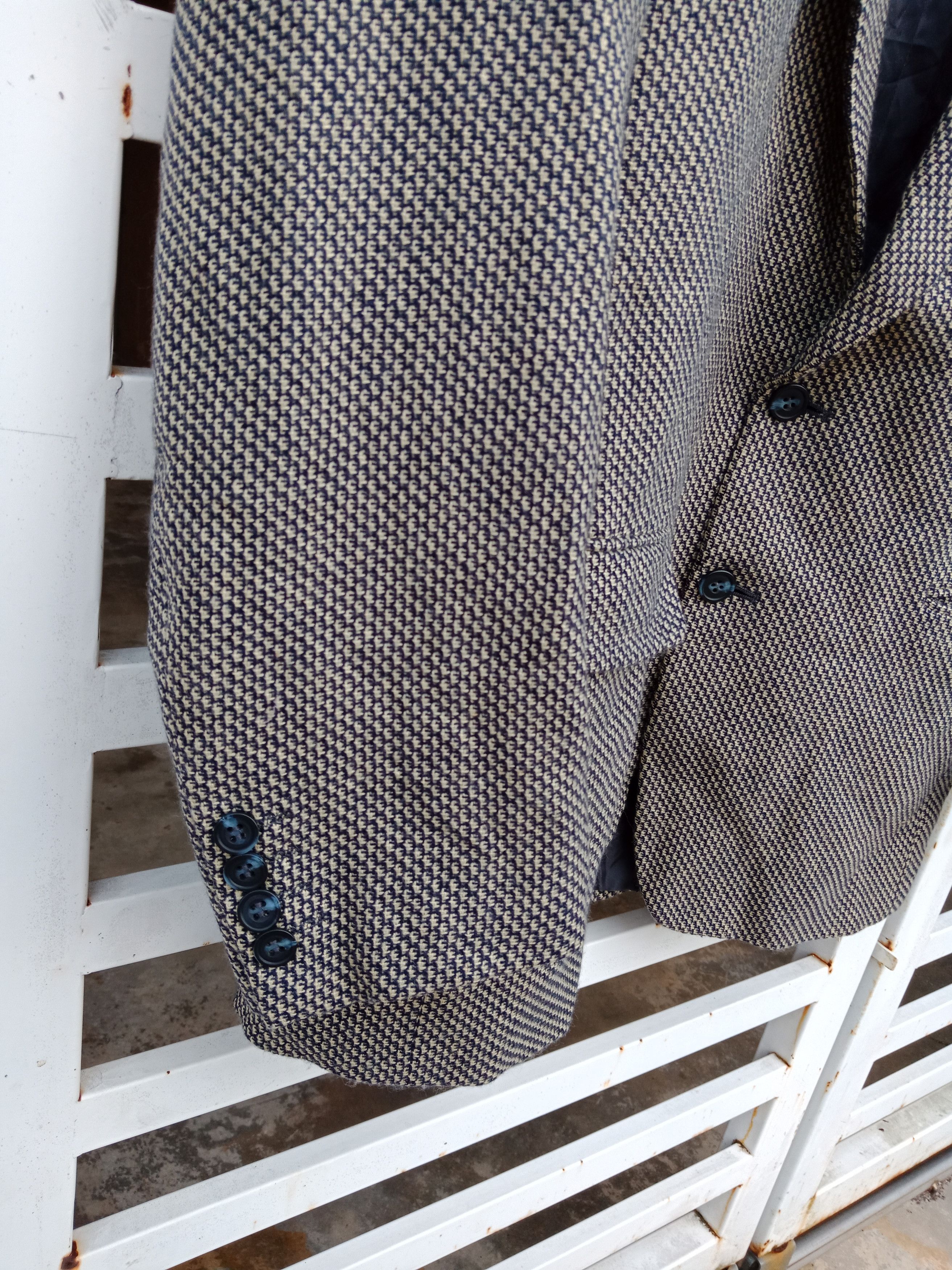 Christian Dior Monsieur Luxury Christian Dior Monsieur Yellow Blue Plaid Coat Blazer Size US M / EU 48-50 / 2 - 6 Thumbnail