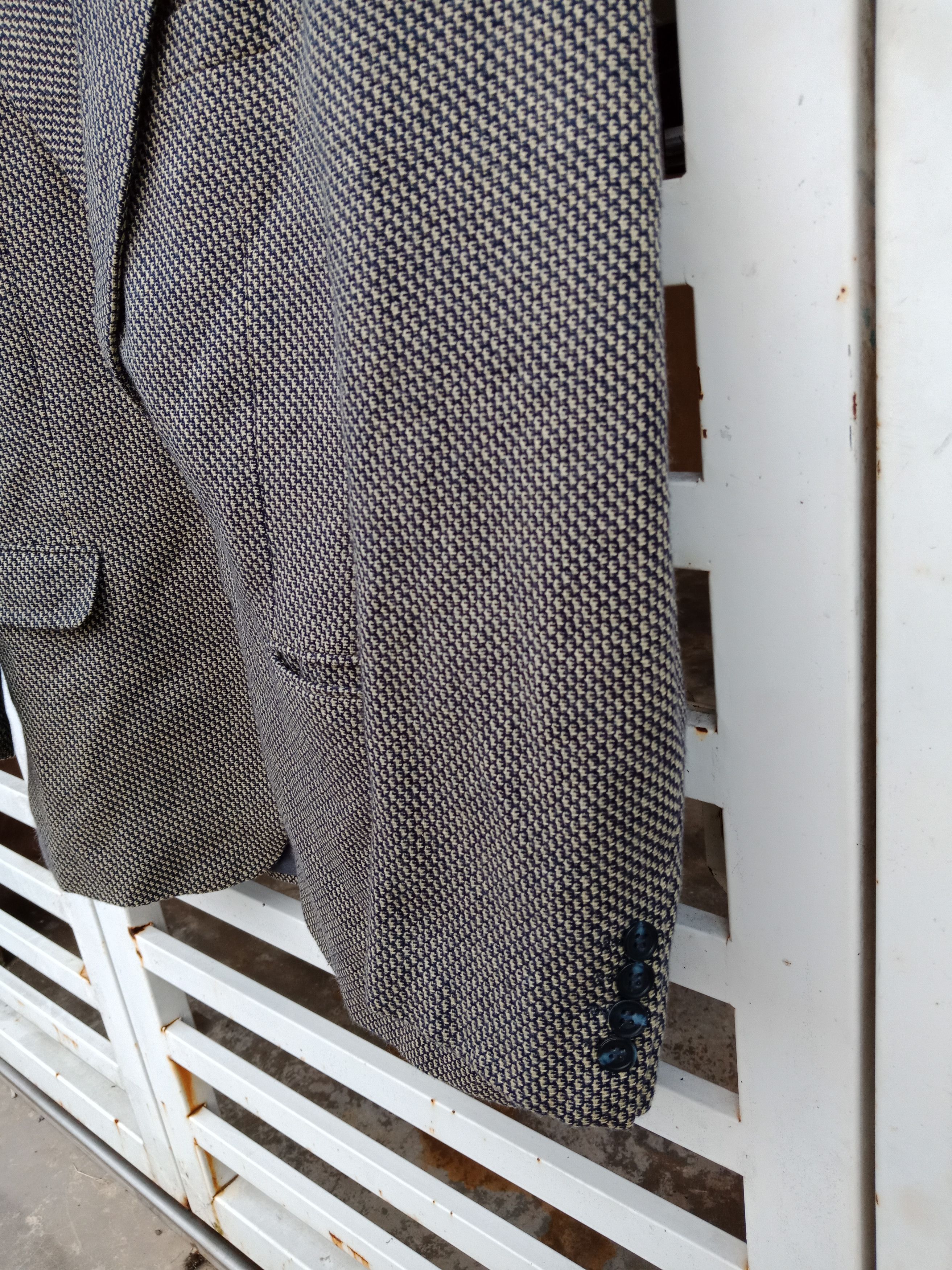 Christian Dior Monsieur Luxury Christian Dior Monsieur Yellow Blue Plaid Coat Blazer Size US M / EU 48-50 / 2 - 7 Thumbnail