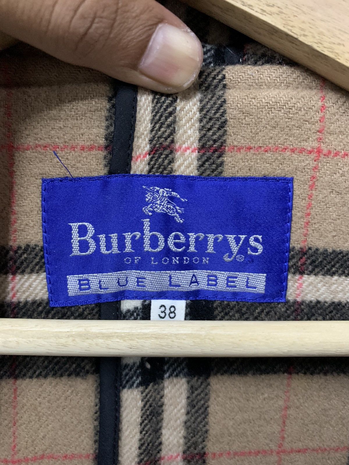 Burberry 🔥BURBERRY WOOL DUFFLE COATS NOVACHECK Size XS / US 0-2 / IT 36-38 - 13 Thumbnail