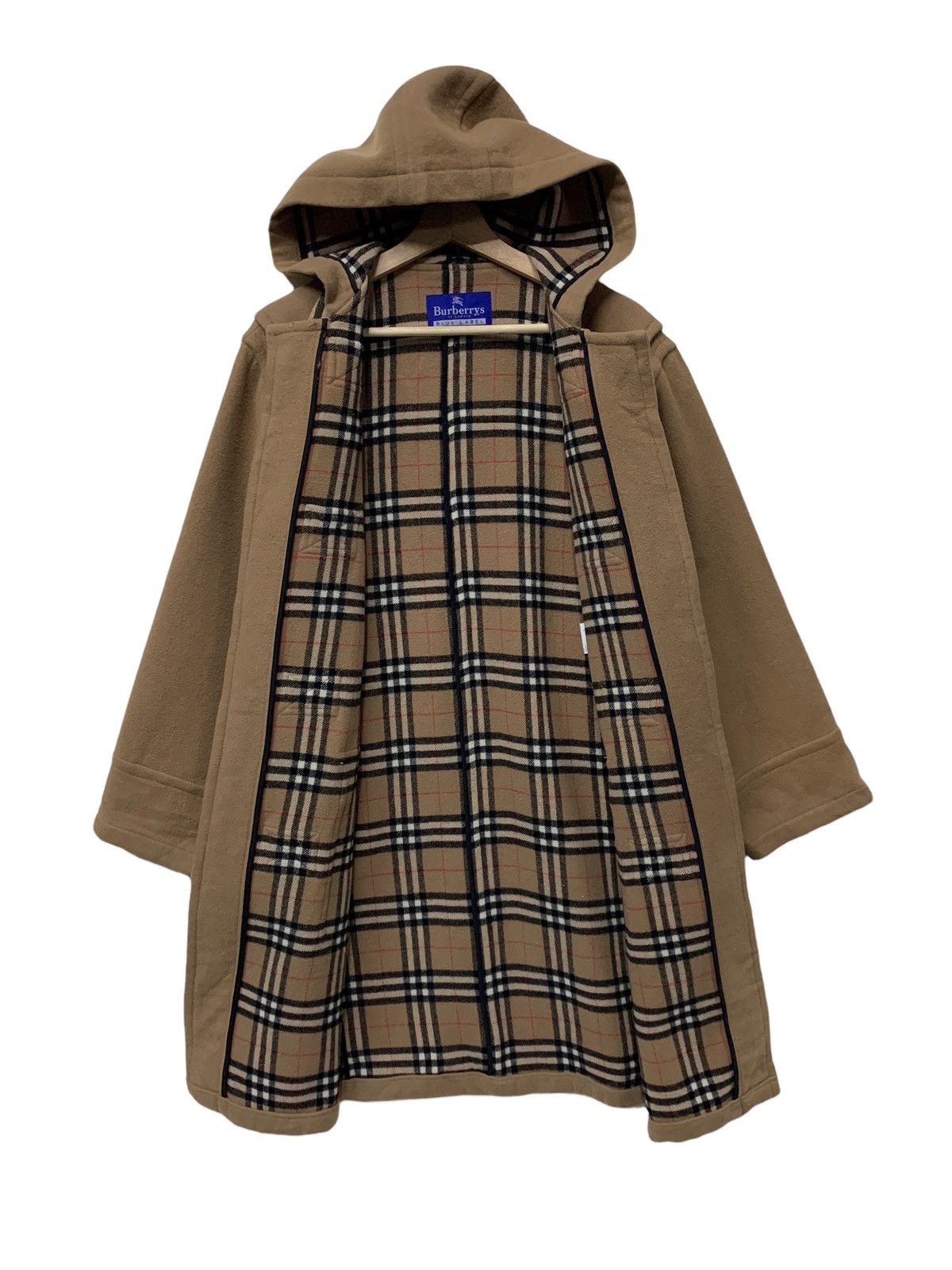 Burberry 🔥BURBERRY WOOL DUFFLE COATS NOVACHECK Size XS / US 0-2 / IT 36-38 - 5 Thumbnail