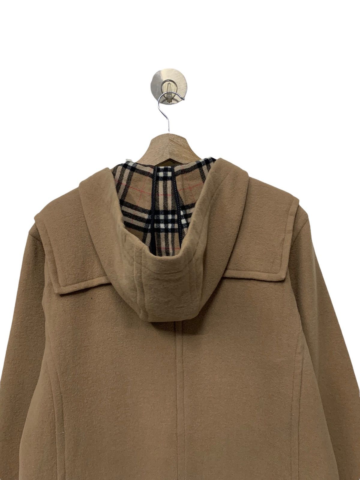 Burberry 🔥BURBERRY WOOL DUFFLE COATS NOVACHECK Size XS / US 0-2 / IT 36-38 - 12 Thumbnail