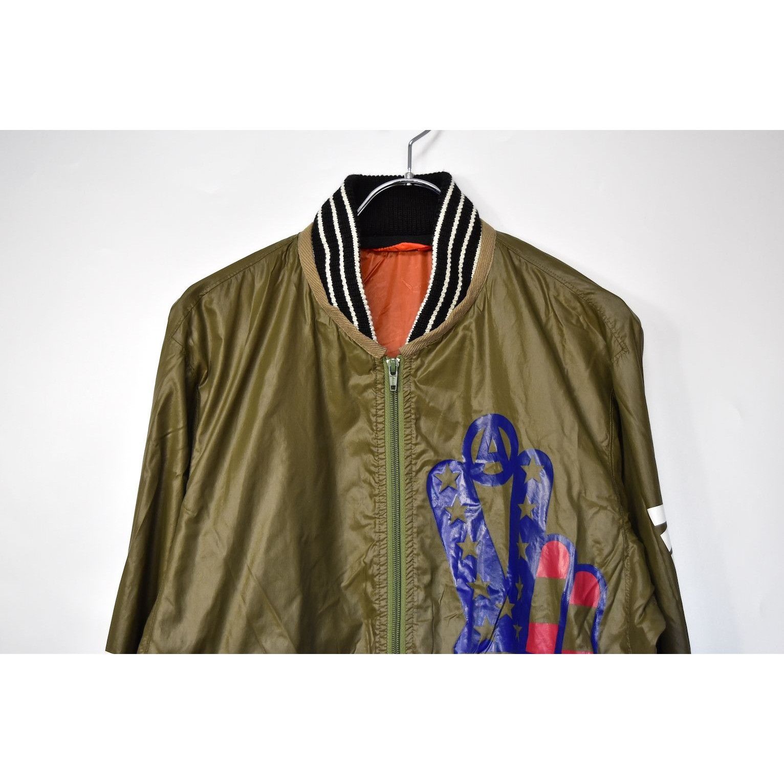 Maison MIHARA YASUHIRO graphic virsity jacket nylon jacket 28998 - 850 79 Size US S / EU 44-46 / 1 - 6 Thumbnail