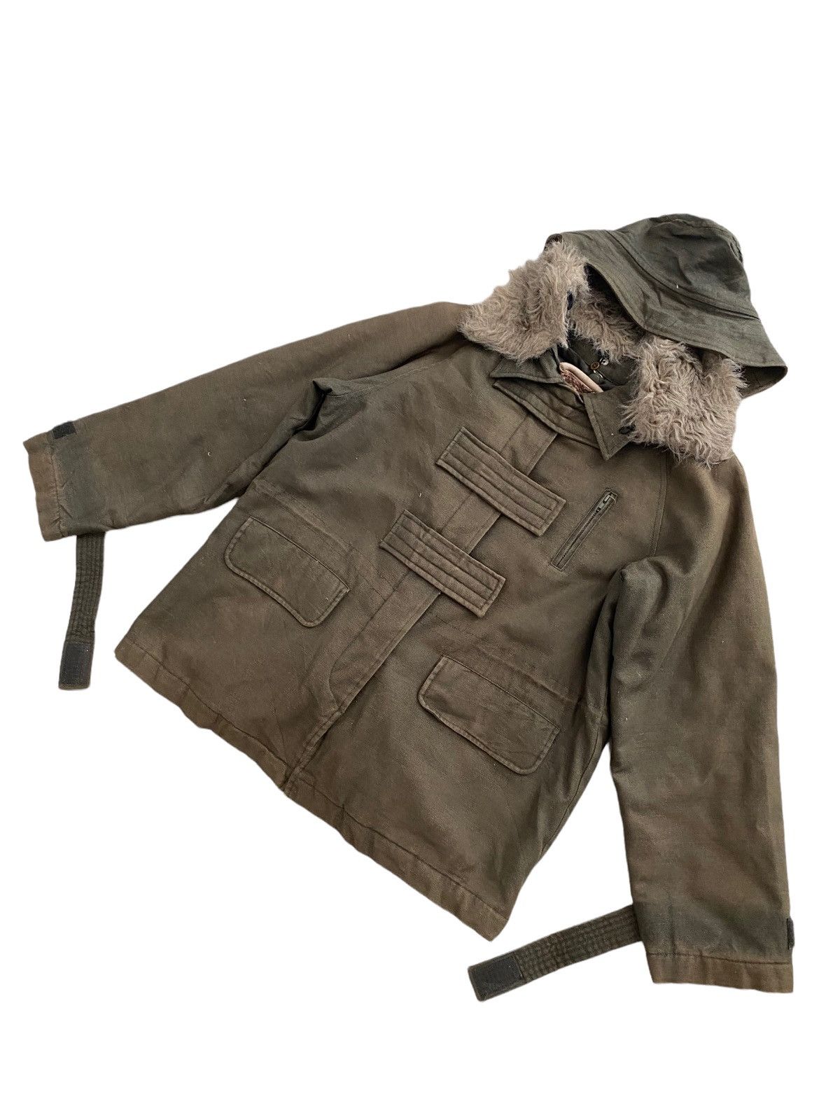 💥best offer💥Vintage Military Jacket hat Hoodies