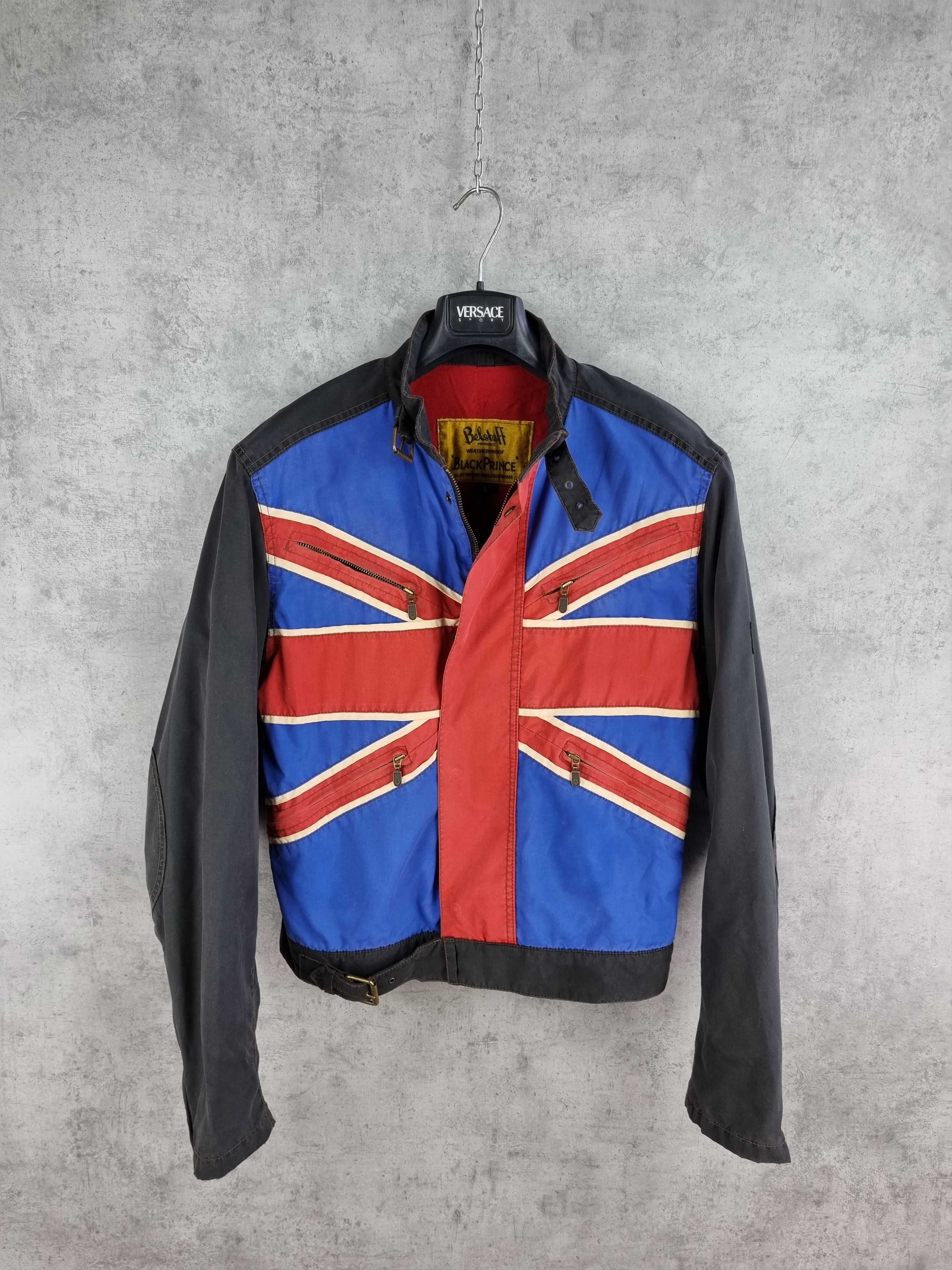 Belstaff × Black Label Rare Belstaff Black Prince Waterproof Biker Racing Jacket Size US M / EU 48-50 / 2 - 9 Thumbnail