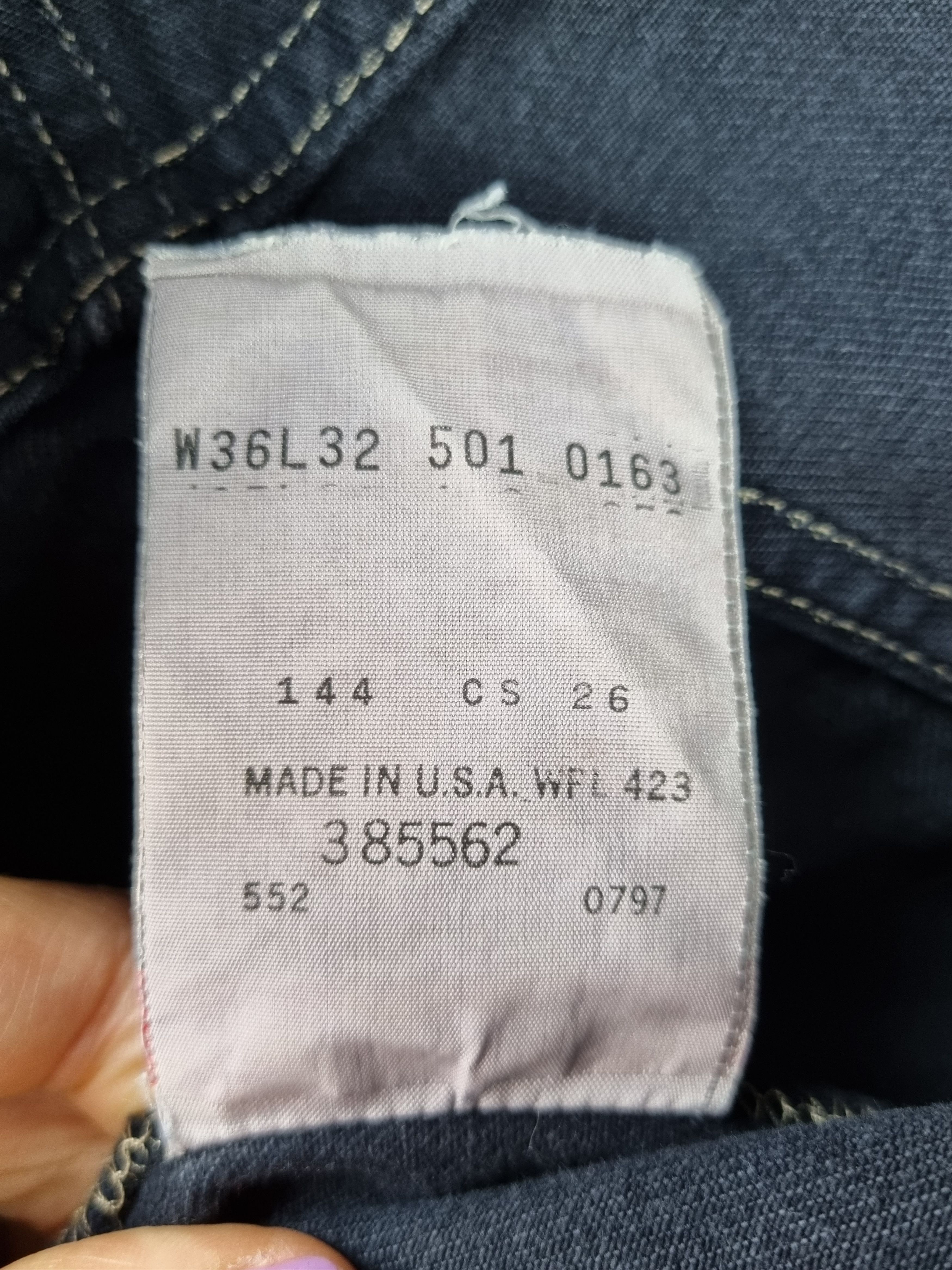 Levi's × Vintage 1997 LEVI'S 501 Faded Vintage jeans seen on Kanye West Size US 34 / EU 50 - 10 Thumbnail