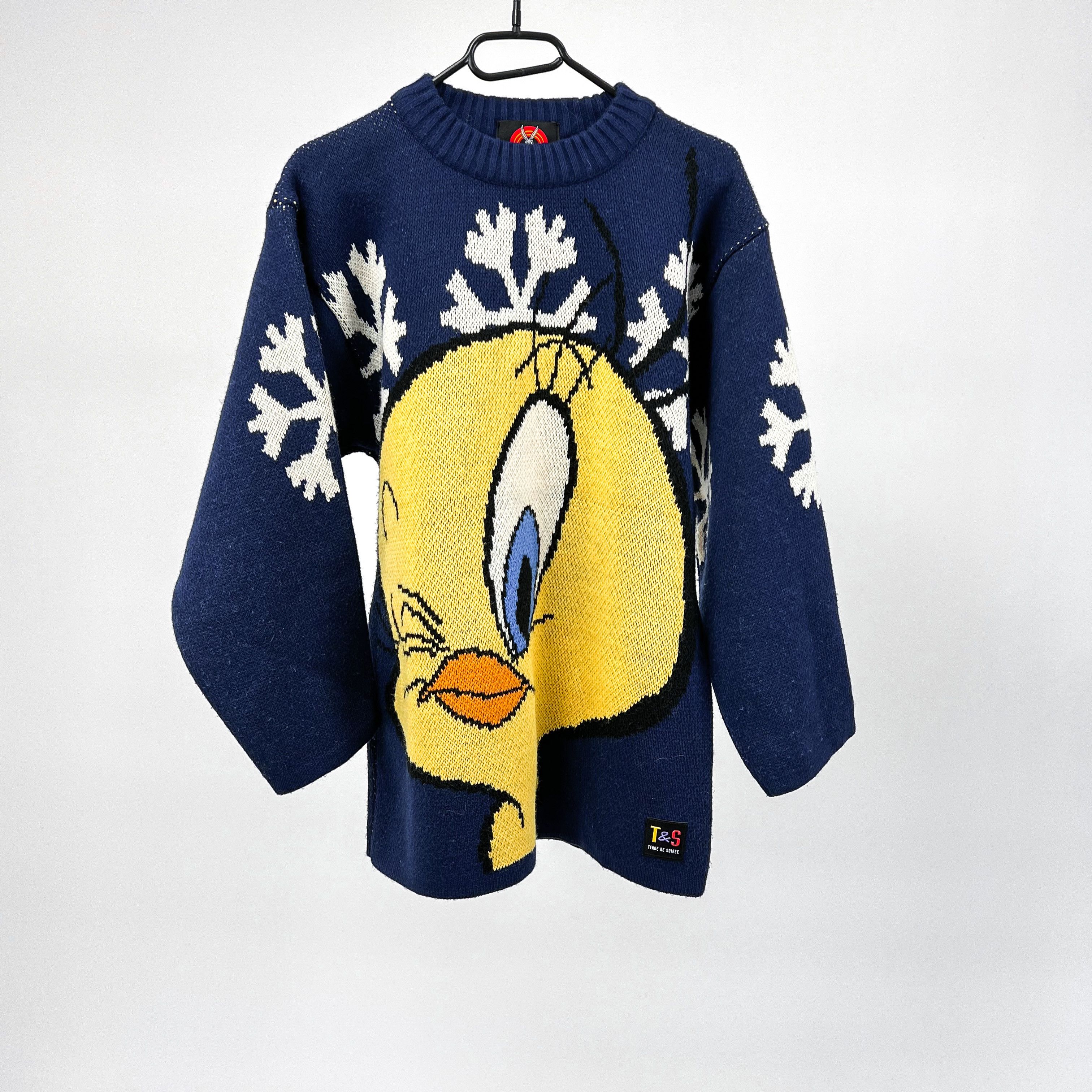 Looney Tunes men's Warner Bros Sweater Knitwear