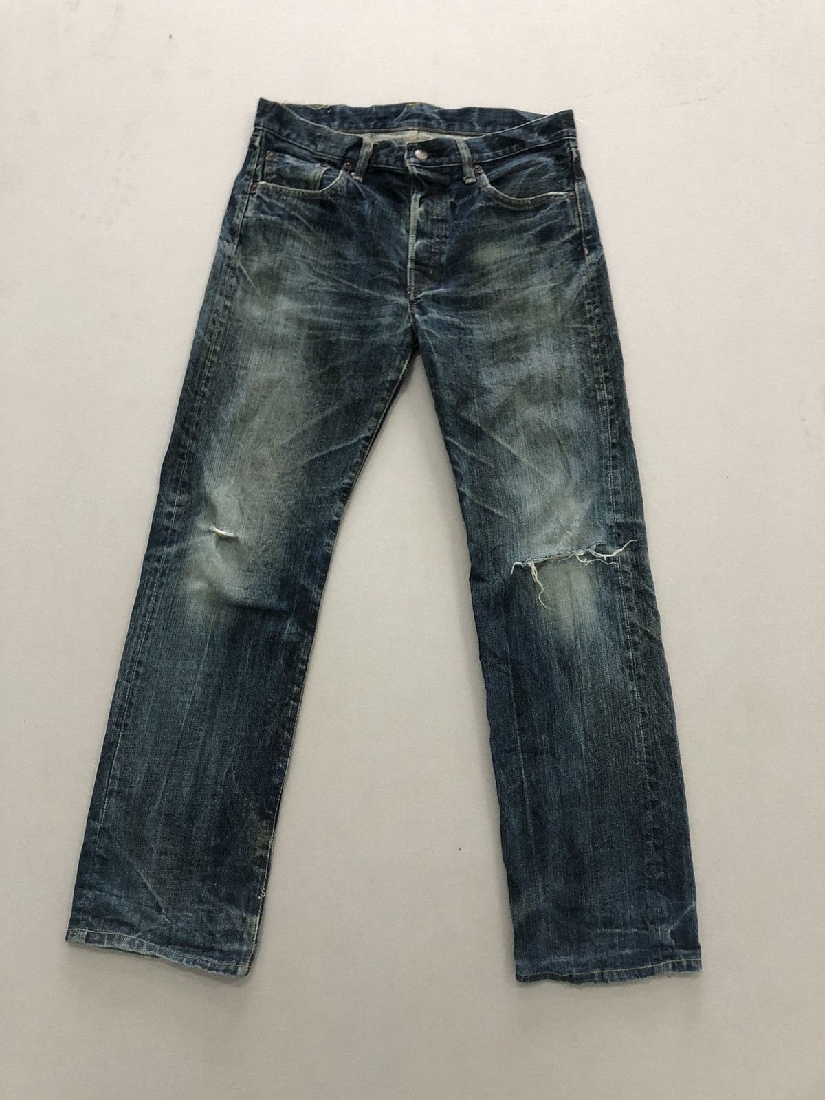 image of Spellbound Distressed Denim in Null, Men's (Size 34)