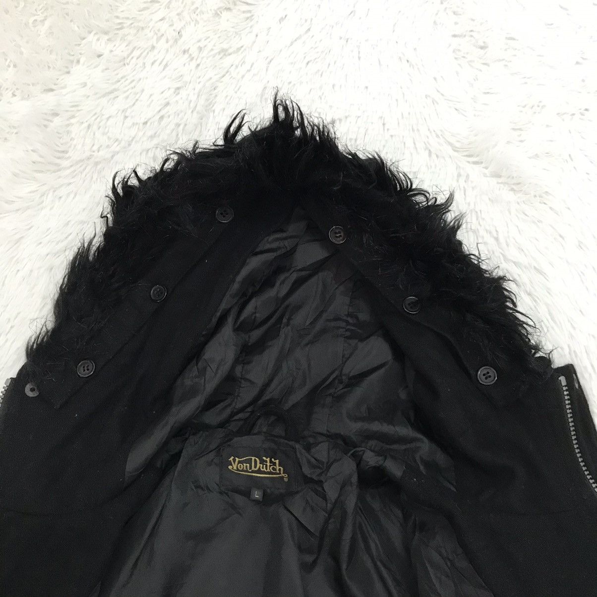 Von Dutch Von Dutch Jacket Hairy Hoodie Size US L / EU 52-54 / 3 - 15 Thumbnail