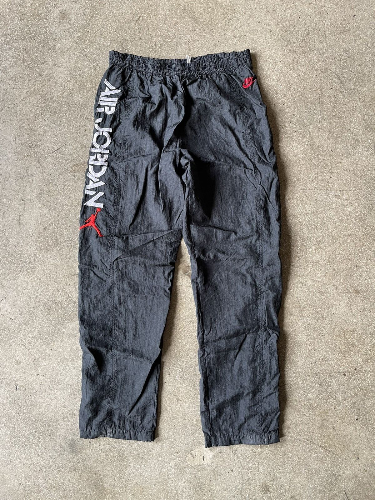 Jordan Brand × Nike 80s Air Jordan break away nylon embroidered pants Size US 32 / EU 48 - 1 Thumbnail