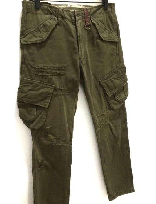 Japanese Brand Japanese Brand Tactical Multipocket Distressed Cargo Pant Size US 32 / EU 48 - 4 Thumbnail