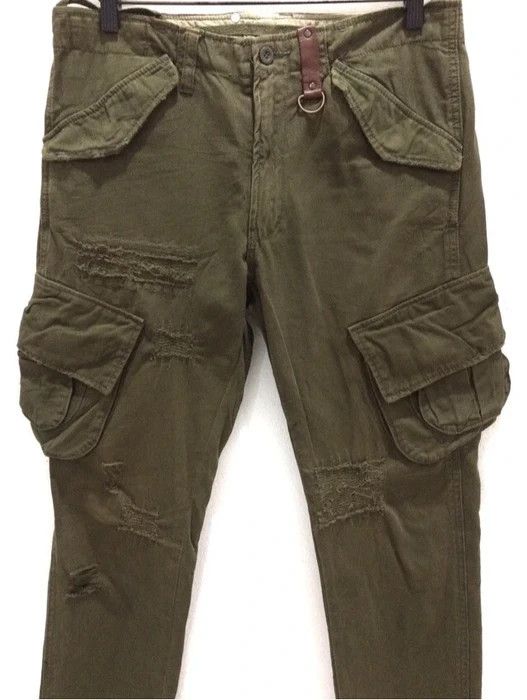 Japanese Brand Japanese Brand Tactical Multipocket Distressed Cargo Pant Size US 32 / EU 48 - 2 Thumbnail