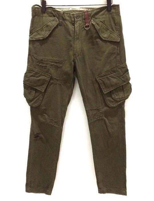 Japanese Brand Japanese Brand Tactical Multipocket Distressed Cargo Pant Size US 32 / EU 48 - 1 Thumbnail
