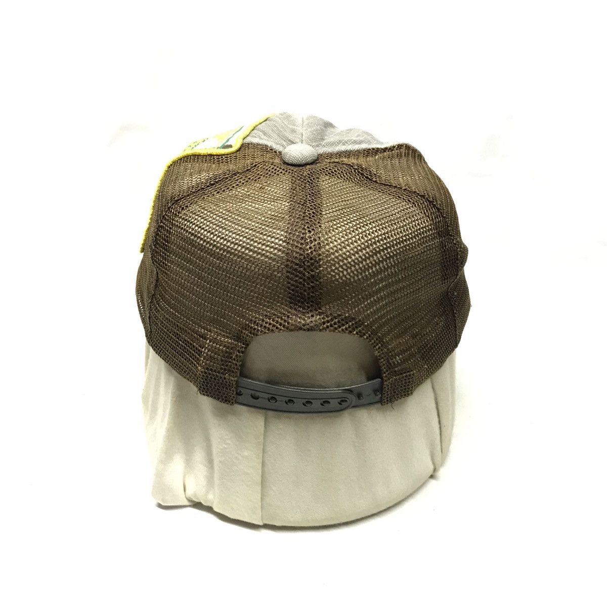 Designer Wanted Dead Or Live Skull Stich Logo Distressed Trucker Hat Size ONE SIZE - 4 Thumbnail