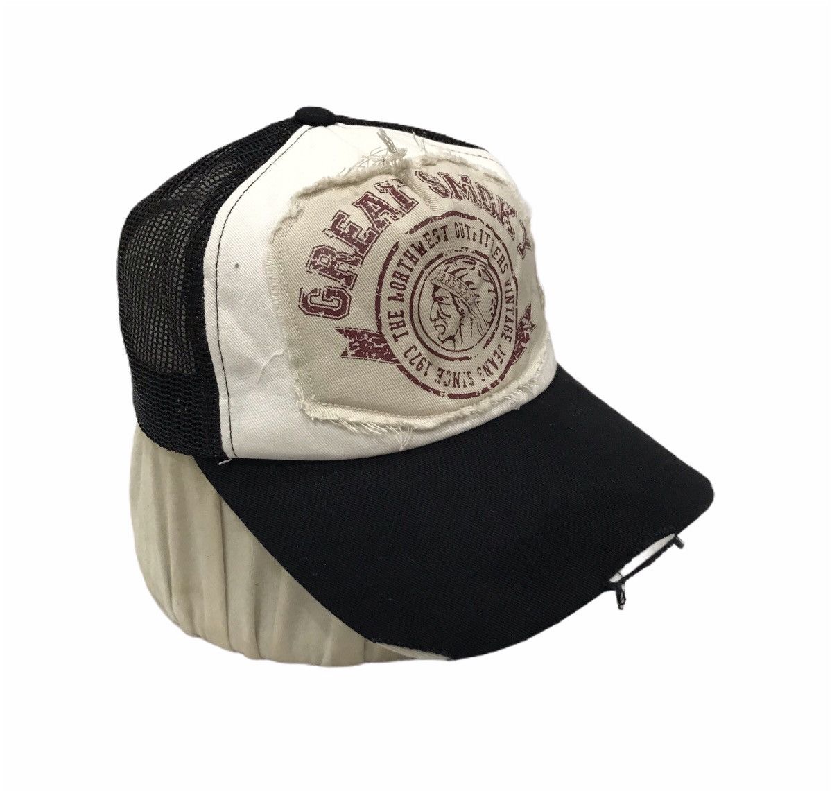Designer Great Smoky Trucker Hats Caps Size ONE SIZE - 2 Thumbnail