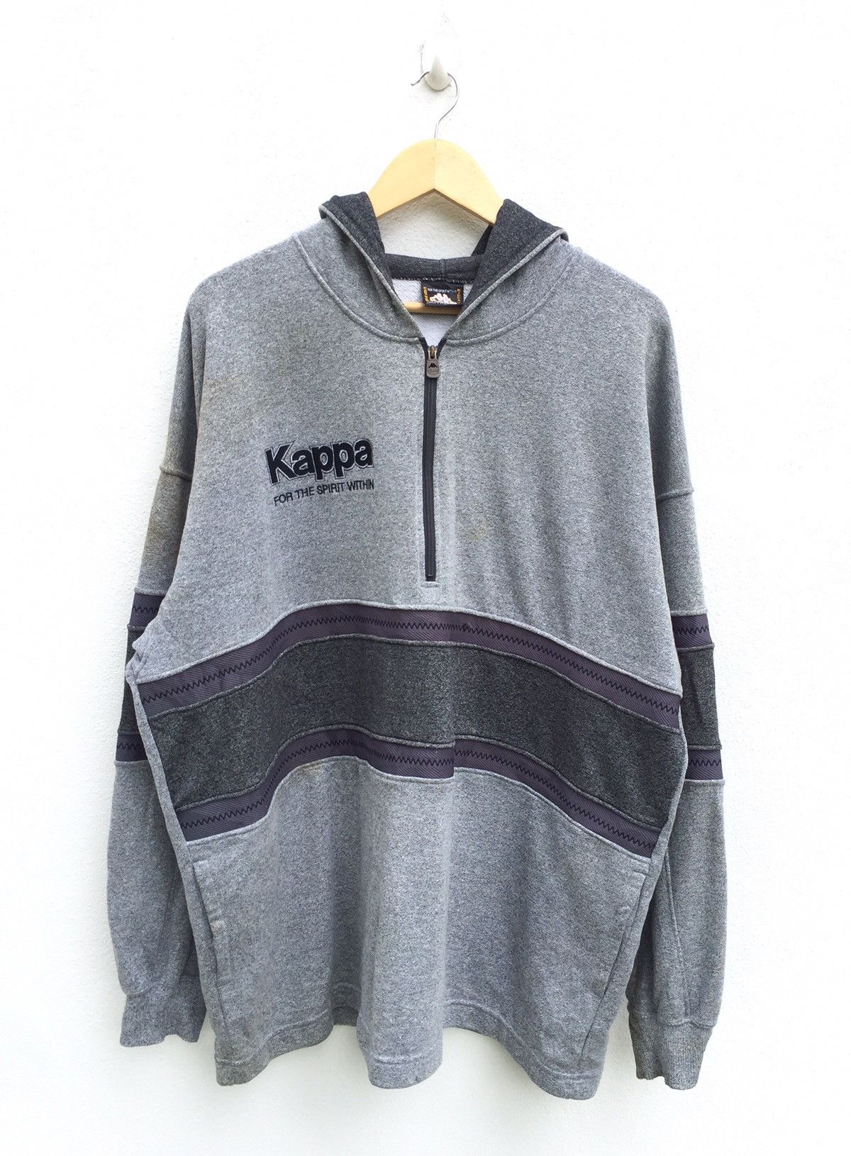 Kappa Kappa Hoodie Jacket Track Top Hip Hop Fashion Swag Size US XL / EU 56 / 4 - 1 Thumbnail