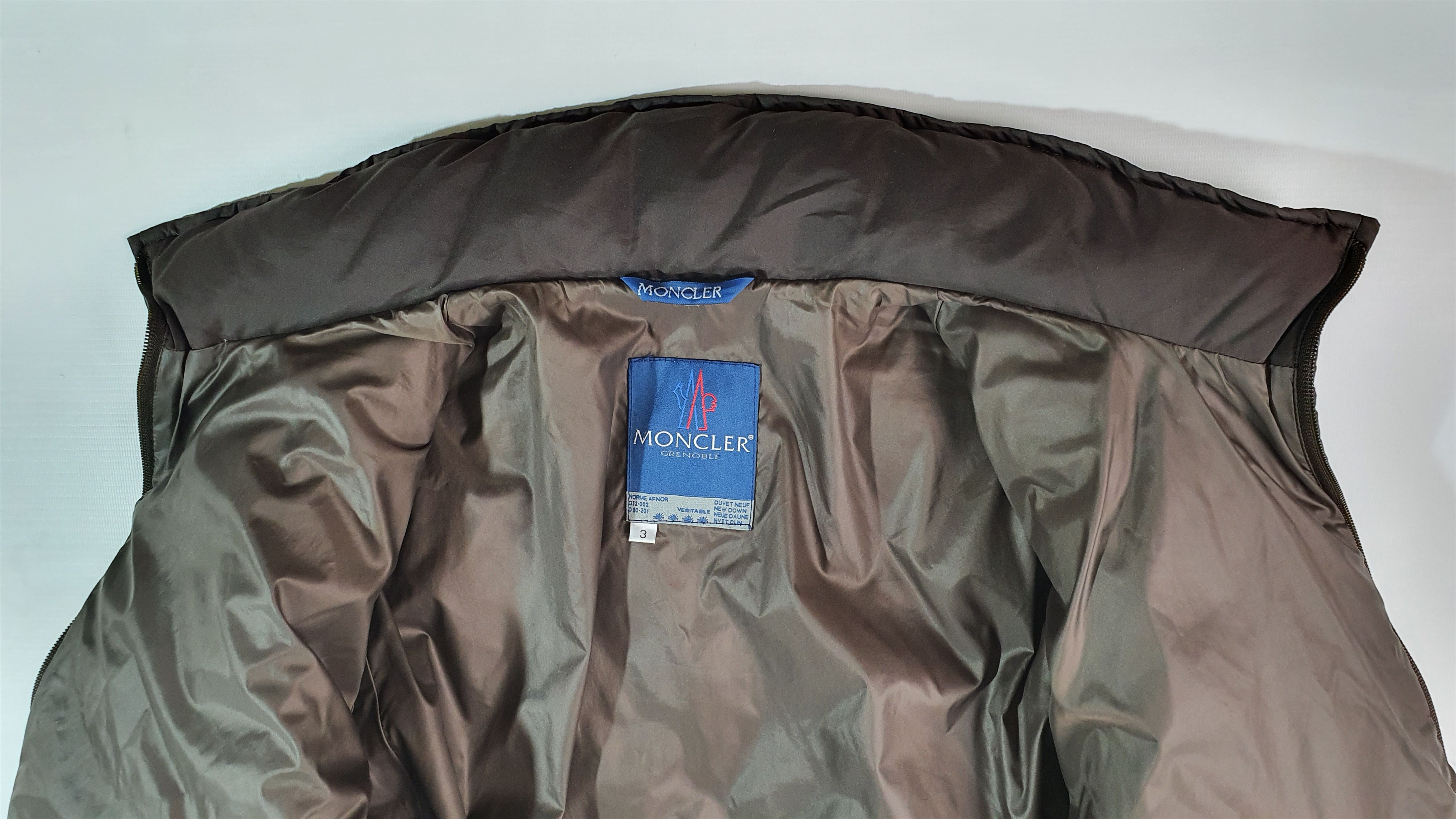 Moncler × Vintage 90s Vintage MONCLER GRENOBLE Down Quilted Jacket Size US XL / EU 56 / 4 - 9 Thumbnail