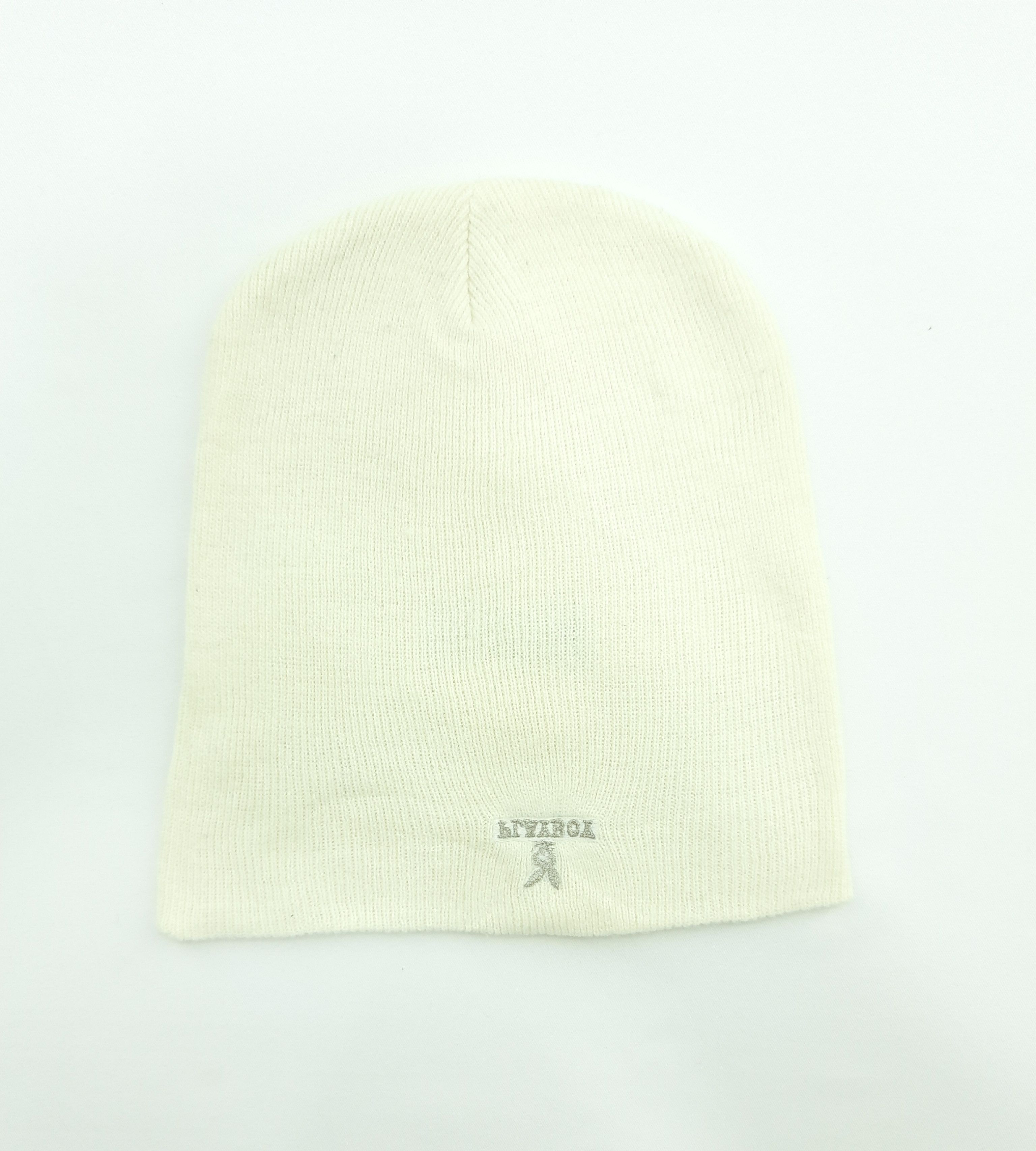 Playboy × Vintage Playboy Plain White Beanie / Hat - BN18 Size ONE SIZE - 8 Thumbnail