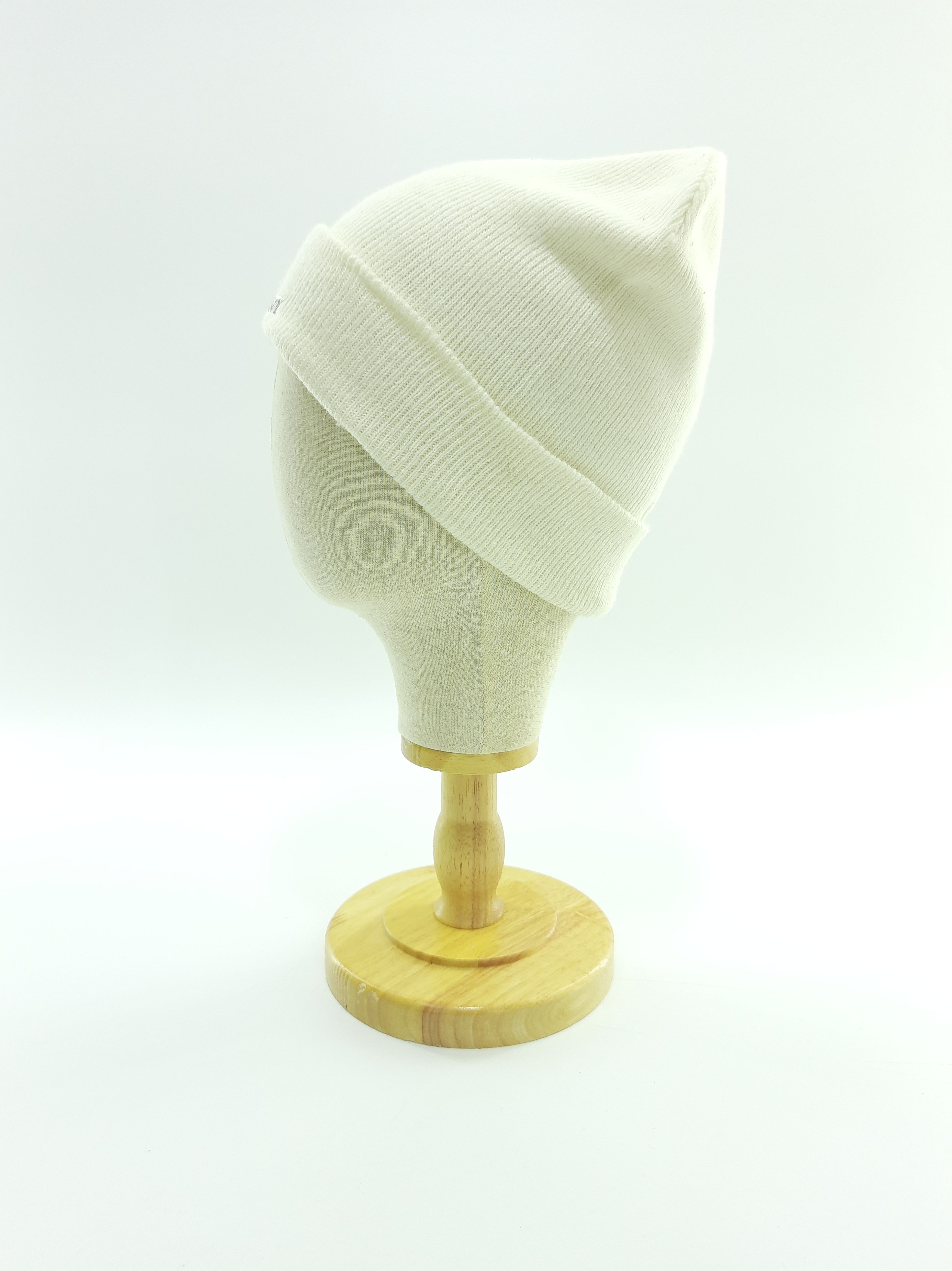 Playboy × Vintage Playboy Plain White Beanie / Hat - BN18 Size ONE SIZE - 5 Thumbnail