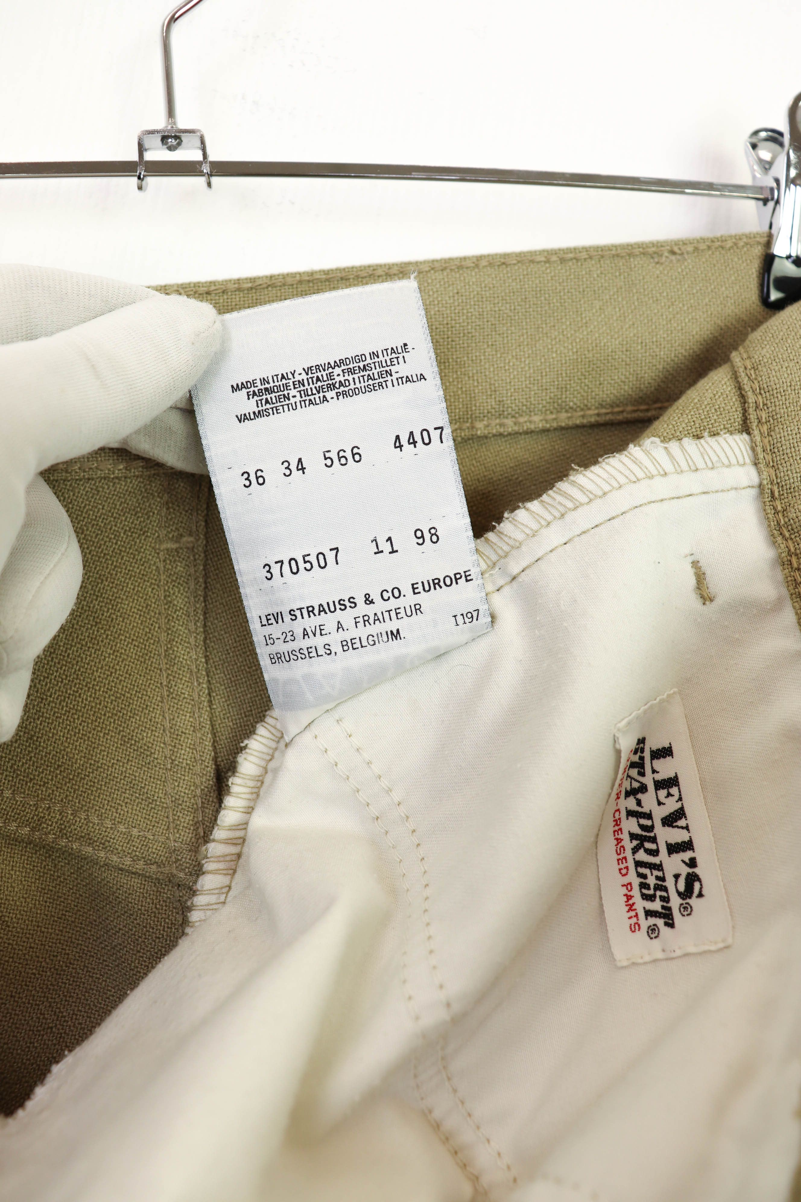 Levi's Levi's Sta-Prest Vintage Black Tab Center Creased Pants Size US 36 / EU 52 - 13 Thumbnail