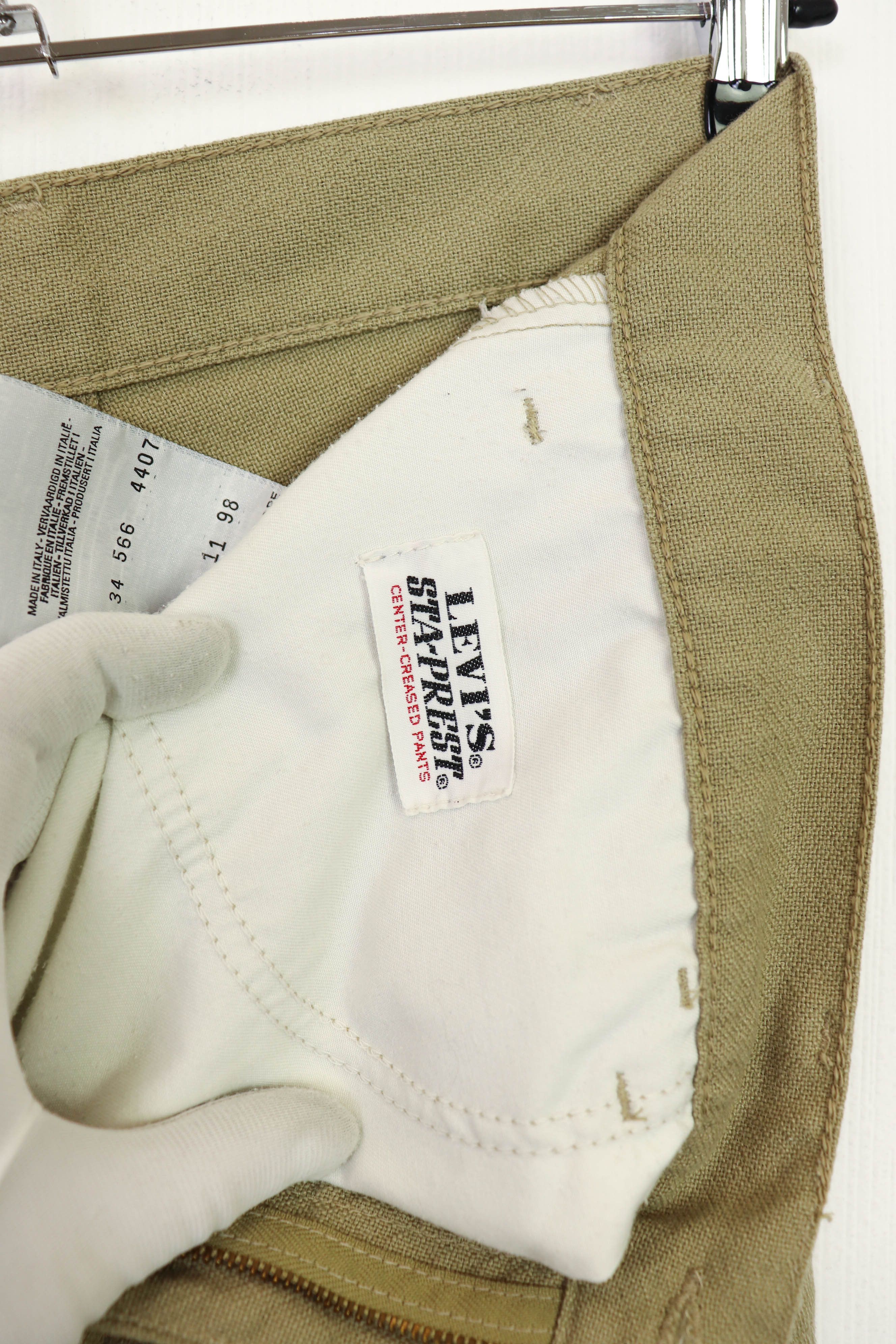 Levi's Levi's Sta-Prest Vintage Black Tab Center Creased Pants Size US 36 / EU 52 - 11 Thumbnail