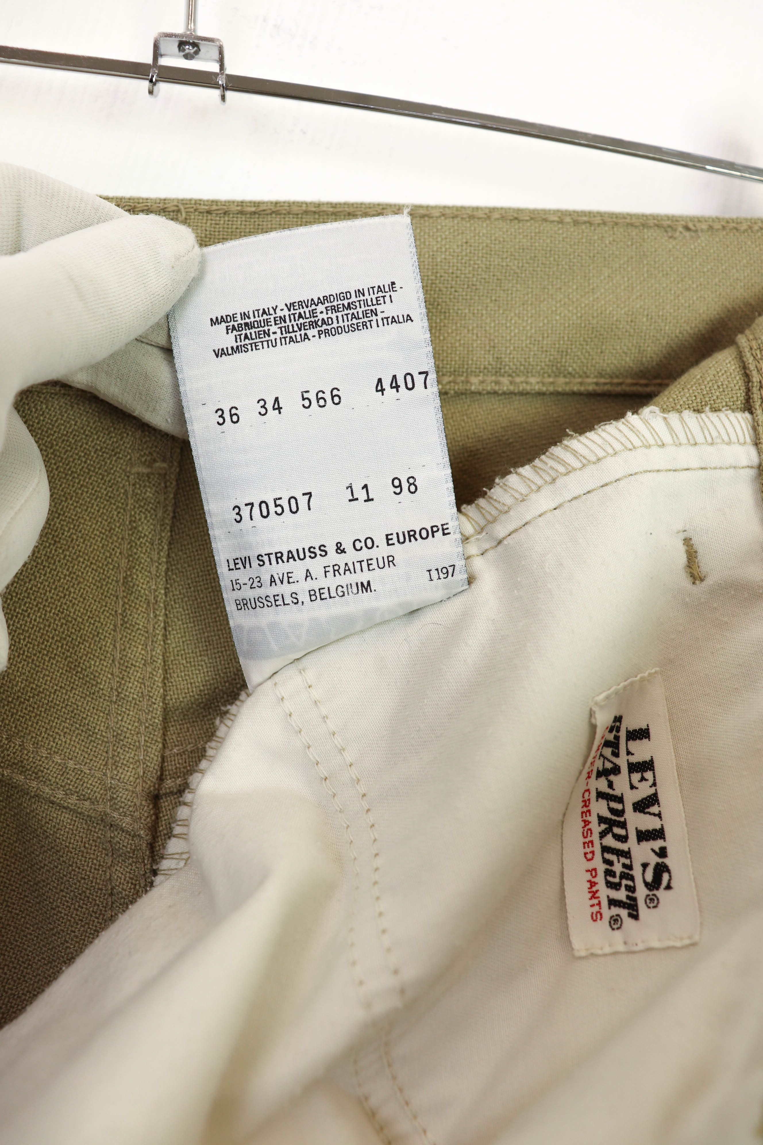 Levi's Levi's Sta-Prest Vintage Black Tab Center Creased Pants Size US 36 / EU 52 - 14 Thumbnail