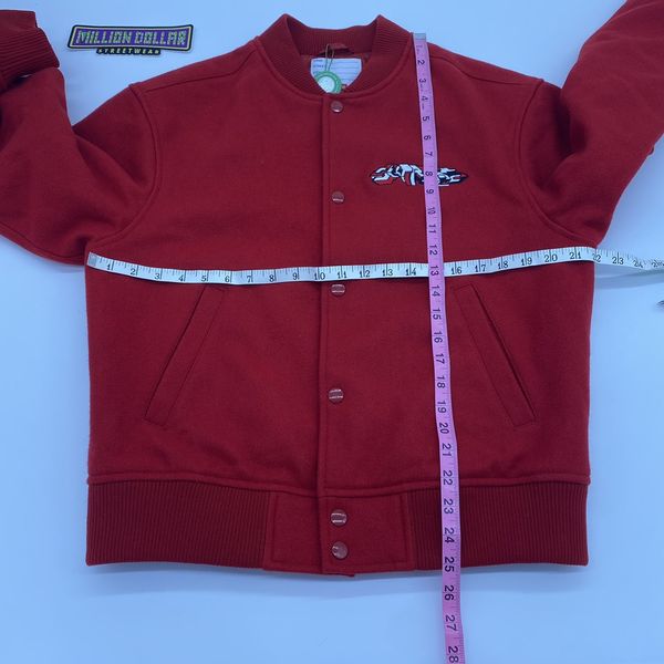 Supreme Delta logo varsity jacket | Grailed