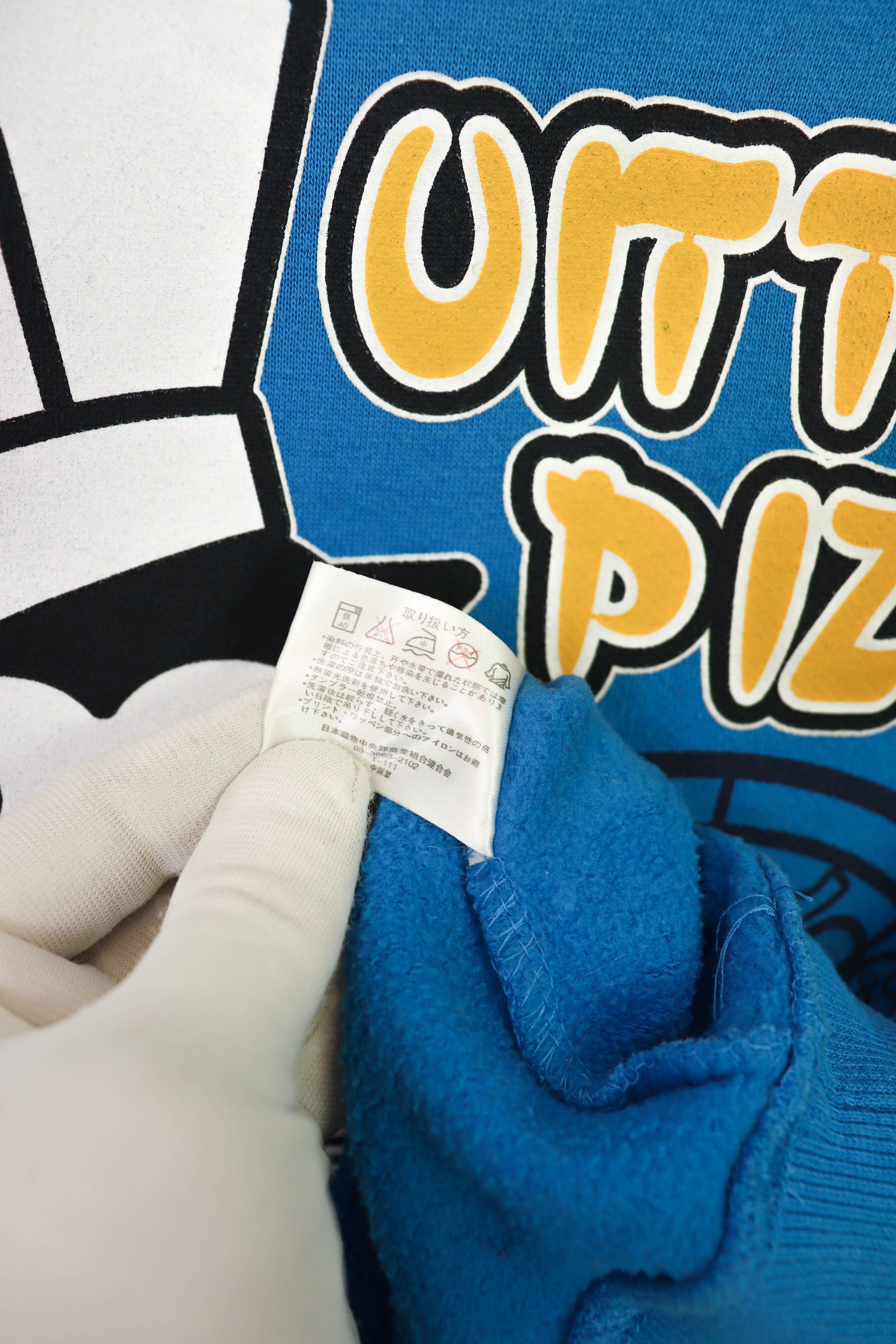 Japanese Brand UITTG Pizza by UITTG BABY Printed Graphics Sweatshirt Size US M / EU 48-50 / 2 - 13 Thumbnail