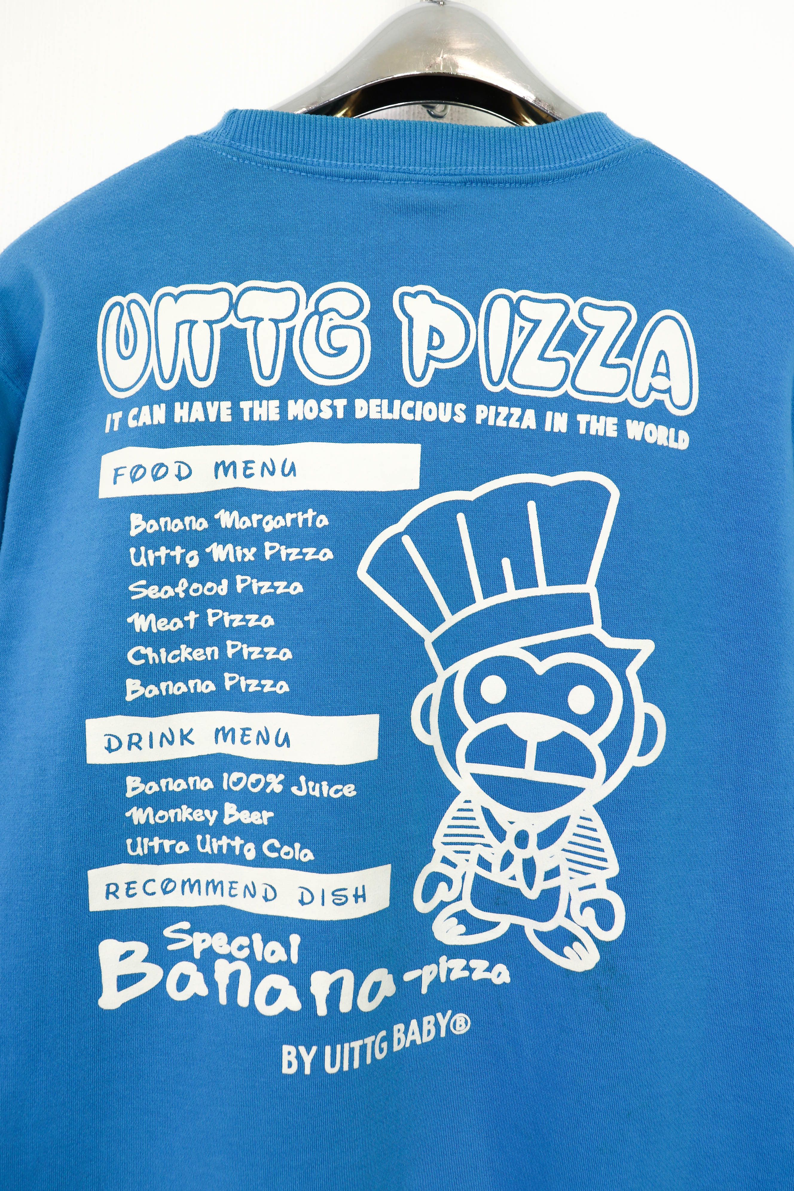 Japanese Brand UITTG Pizza by UITTG BABY Printed Graphics Sweatshirt Size US M / EU 48-50 / 2 - 4 Thumbnail