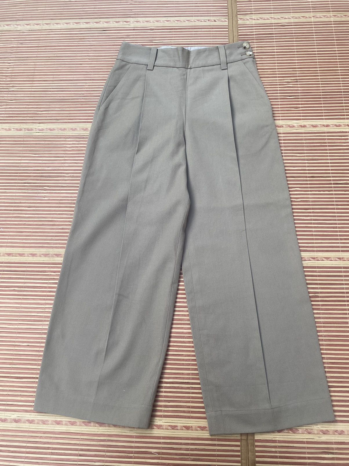 image of Archival Clothing x Margaret Howell Wide Leg Pant in Brown, Women's (Size 27)