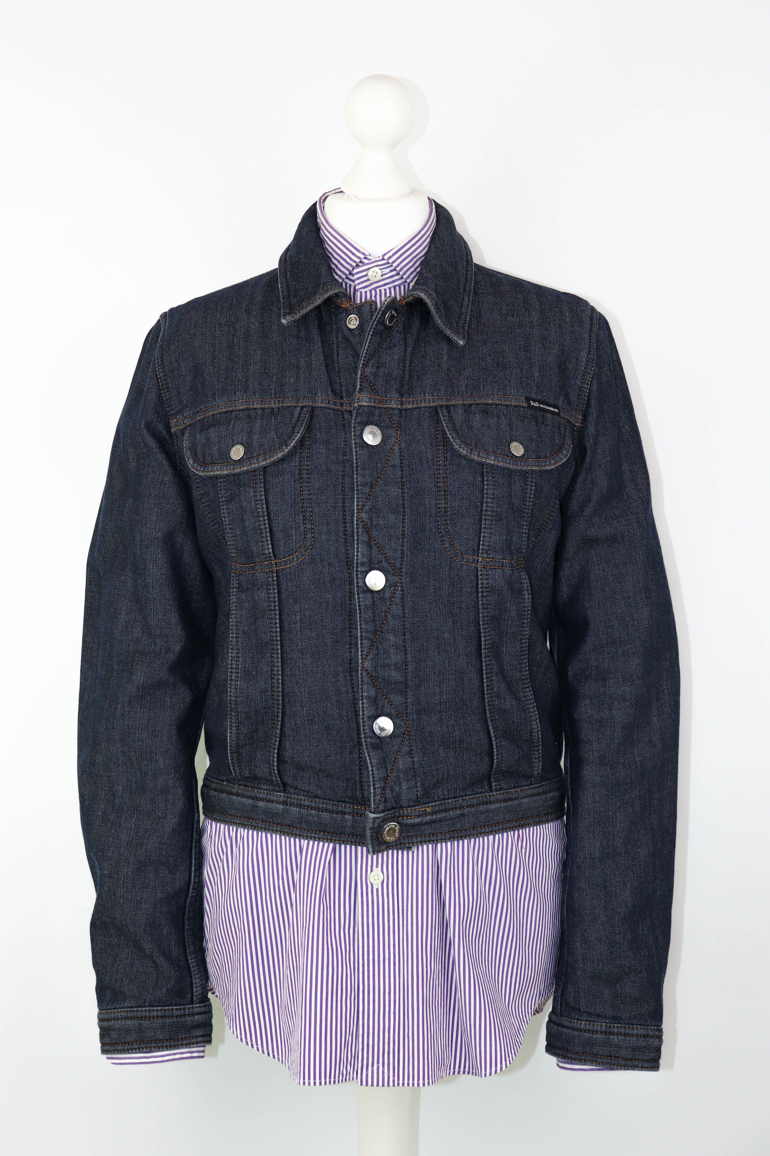 Dolce & Gabbana D&G Dolce & Gabbana Vintage Navy Indigo Denim Jeans Jacket Size M / US 6-8 / IT 42-44 - 3 Thumbnail