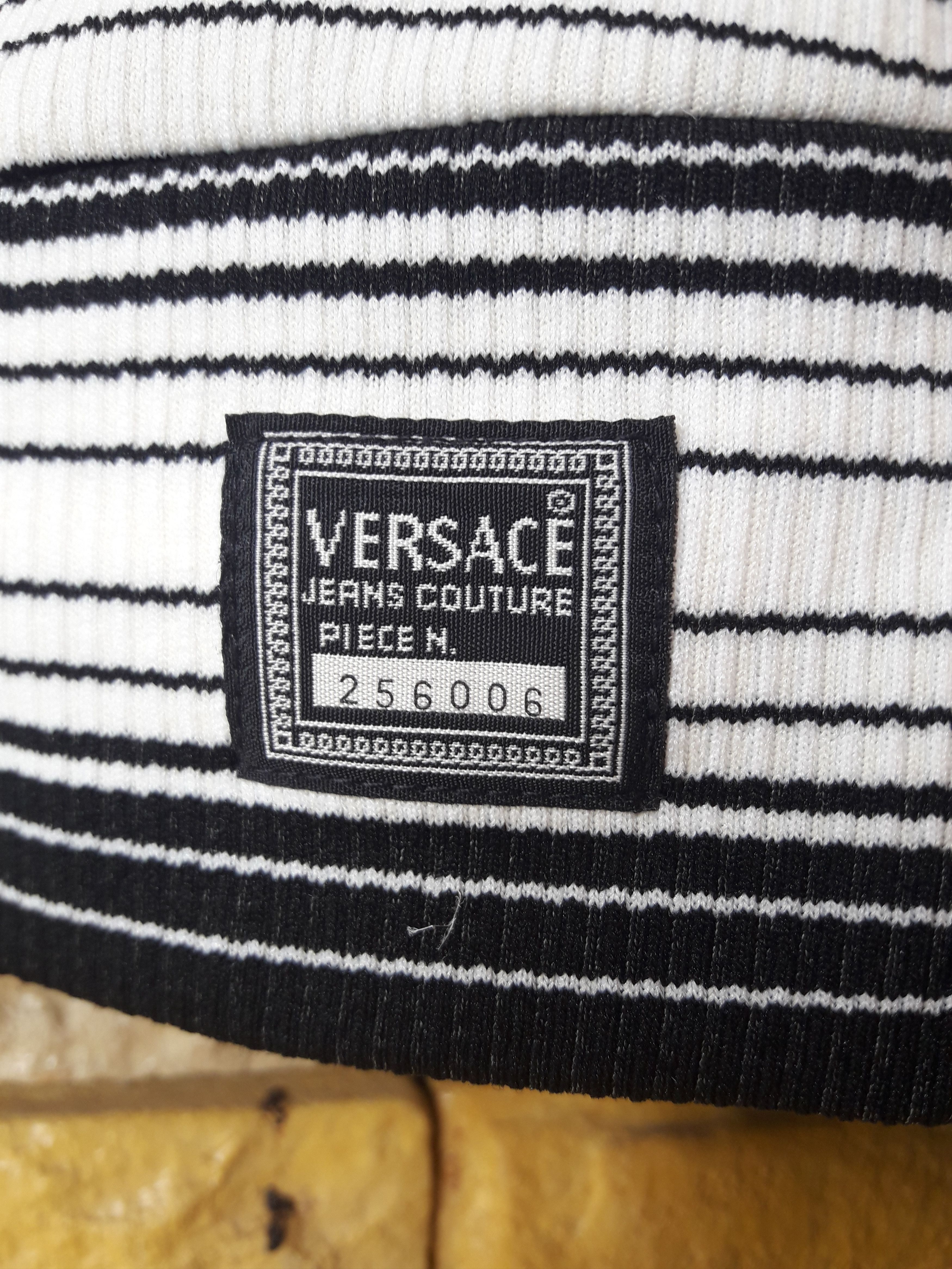 Versace Jeans Couture VERSACE JEANS COUTURE STRIPED JACKET WOMEN Size US L / EU 52-54 / 3 - 5 Thumbnail