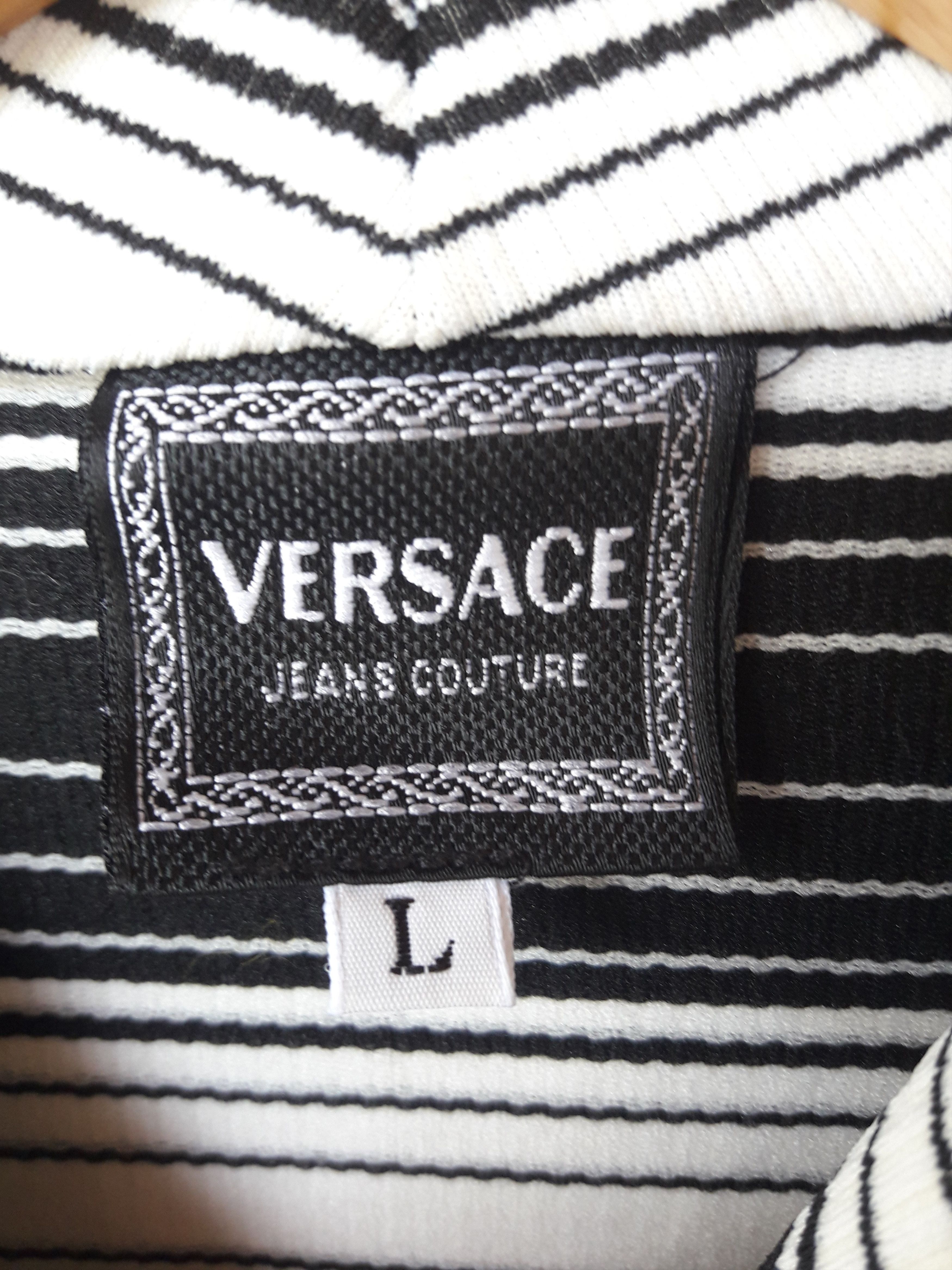 Versace Jeans Couture VERSACE JEANS COUTURE STRIPED JACKET WOMEN Size US L / EU 52-54 / 3 - 3 Thumbnail