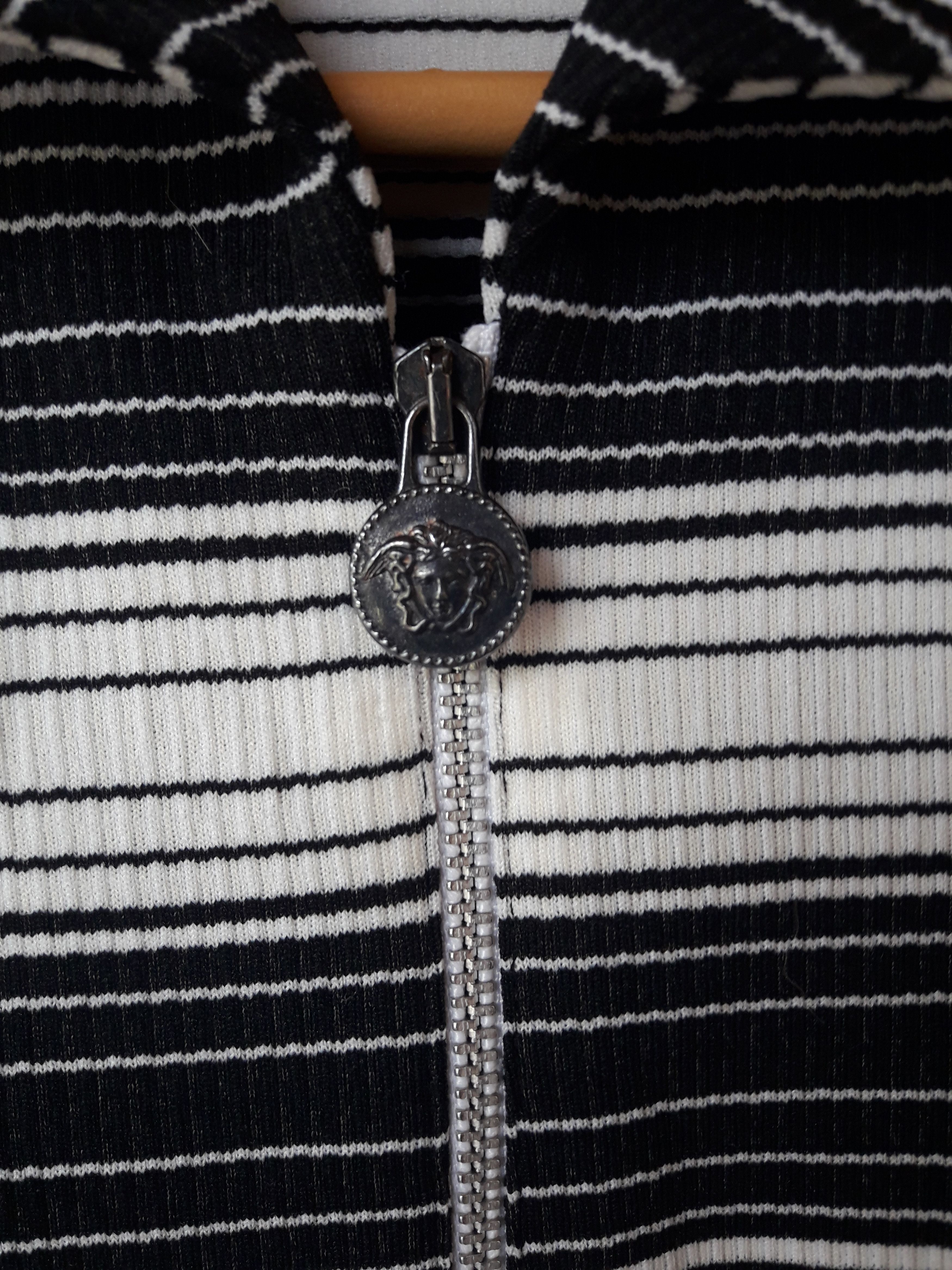 Versace Jeans Couture VERSACE JEANS COUTURE STRIPED JACKET WOMEN Size US L / EU 52-54 / 3 - 6 Thumbnail