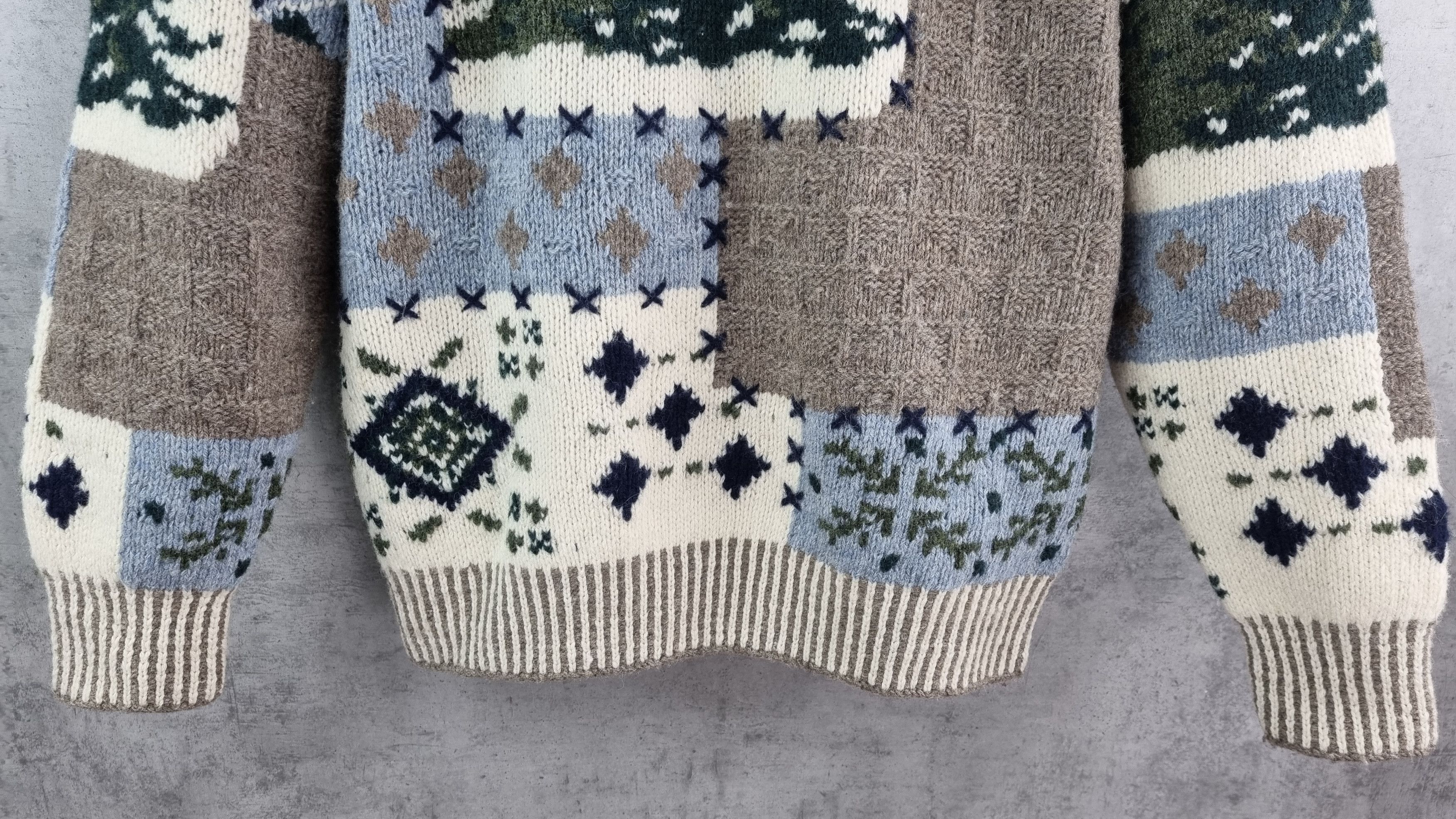 Vintage Rare MCNEAL Nature Motifs Knitted Sweater Vintage Size US M / EU 48-50 / 2 - 13 Thumbnail