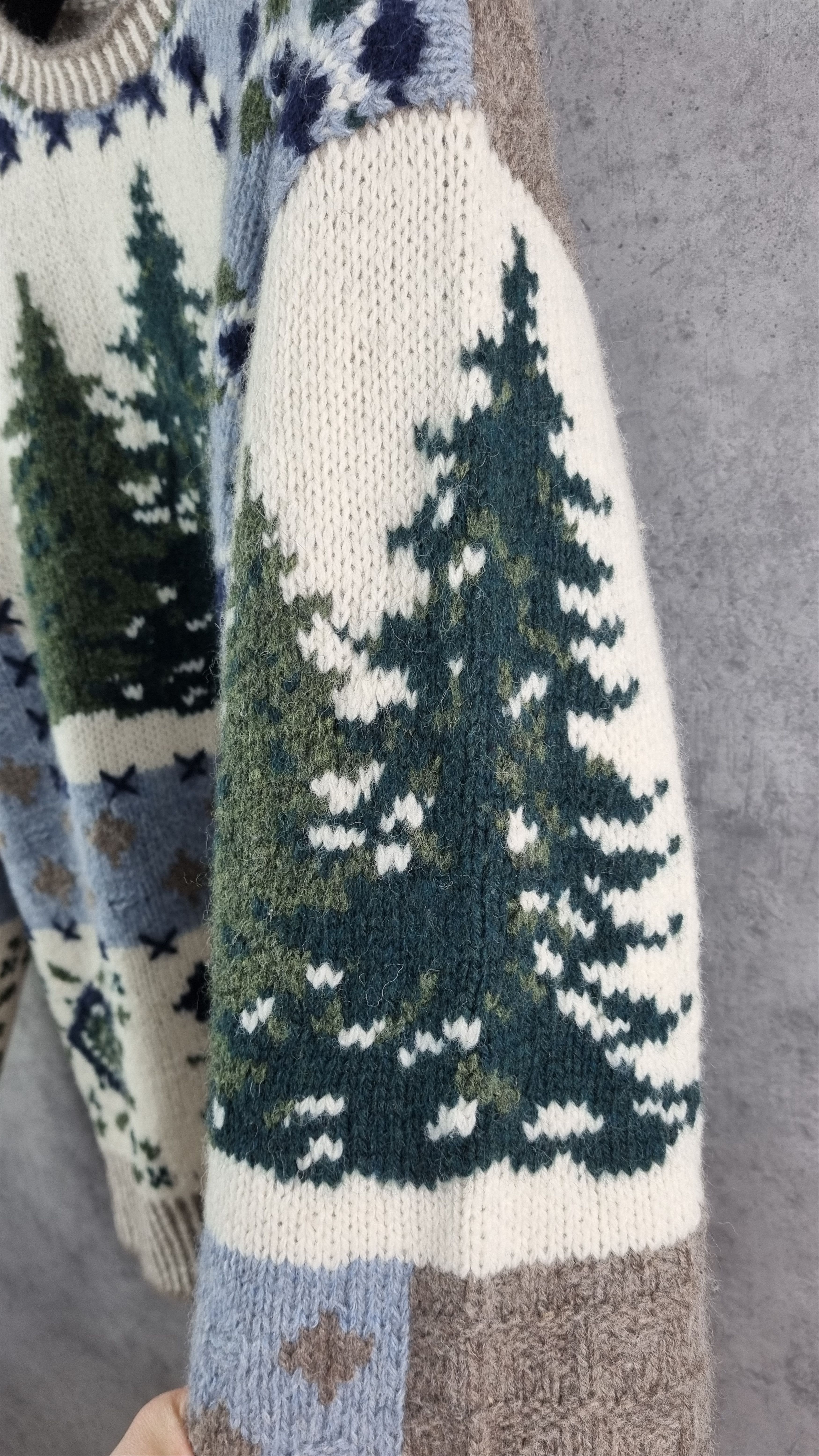 Vintage Rare MCNEAL Nature Motifs Knitted Sweater Vintage Size US M / EU 48-50 / 2 - 7 Thumbnail