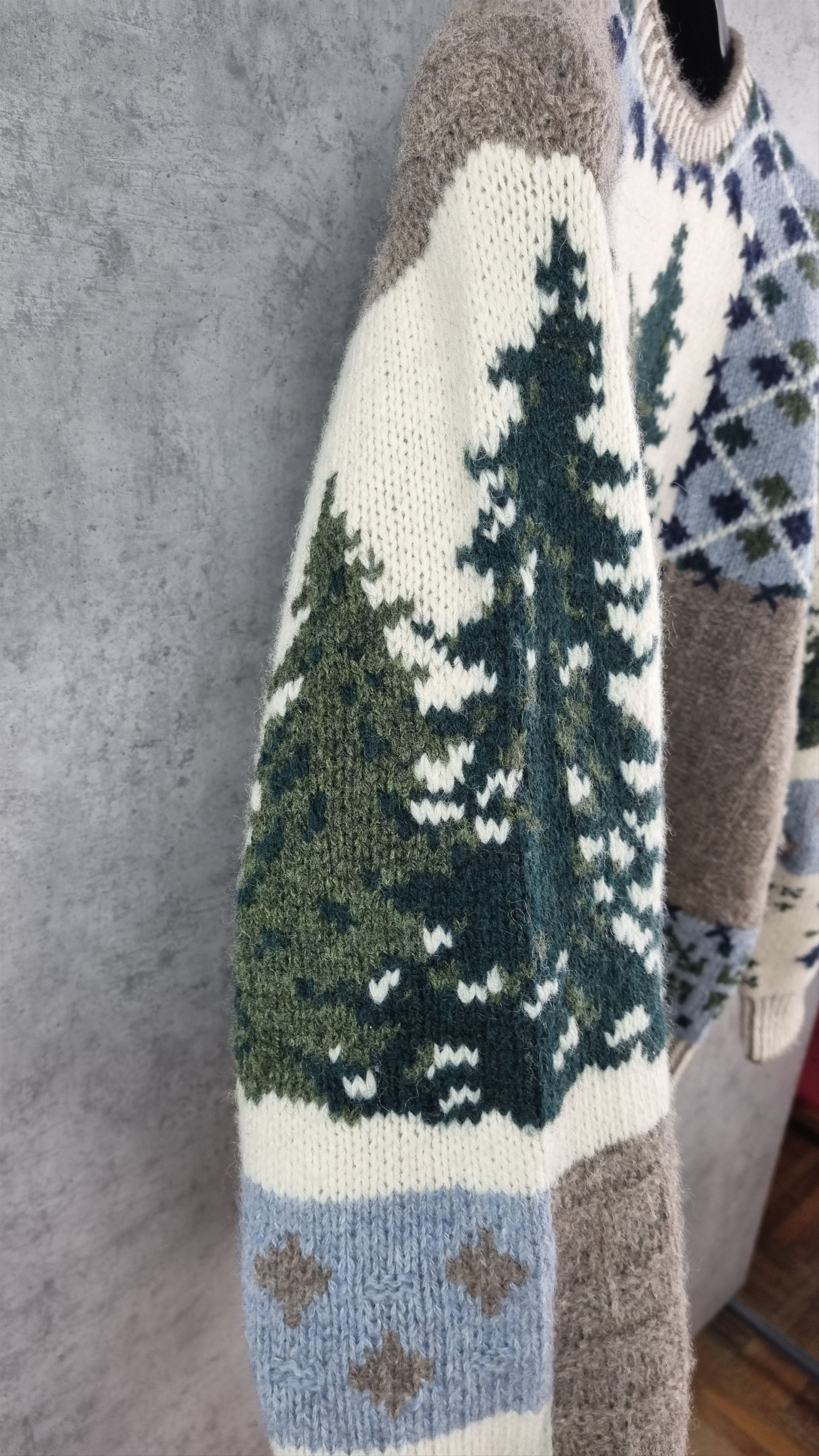 Vintage Rare MCNEAL Nature Motifs Knitted Sweater Vintage Size US M / EU 48-50 / 2 - 6 Thumbnail