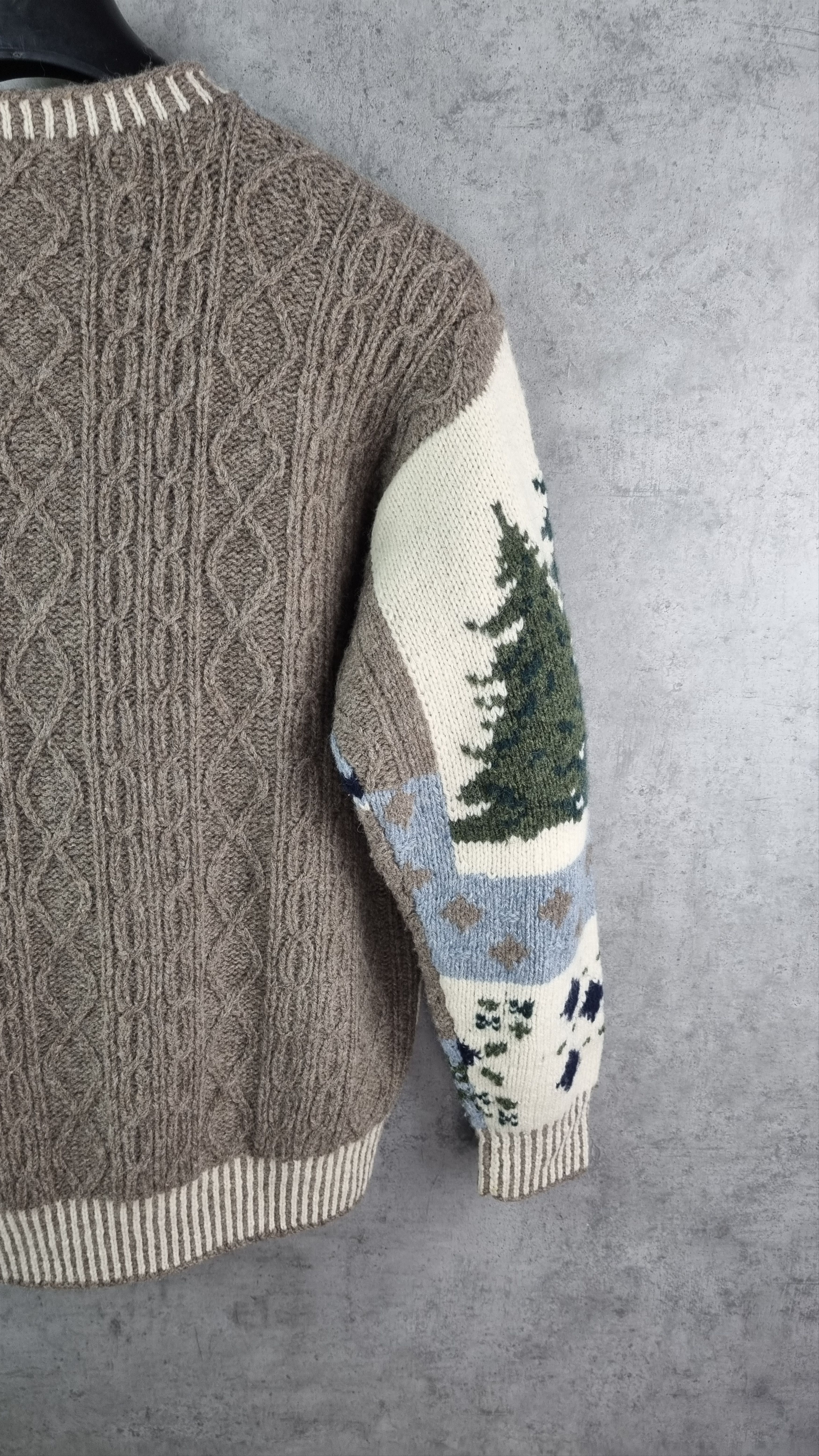 Vintage Rare MCNEAL Nature Motifs Knitted Sweater Vintage Size US M / EU 48-50 / 2 - 5 Thumbnail