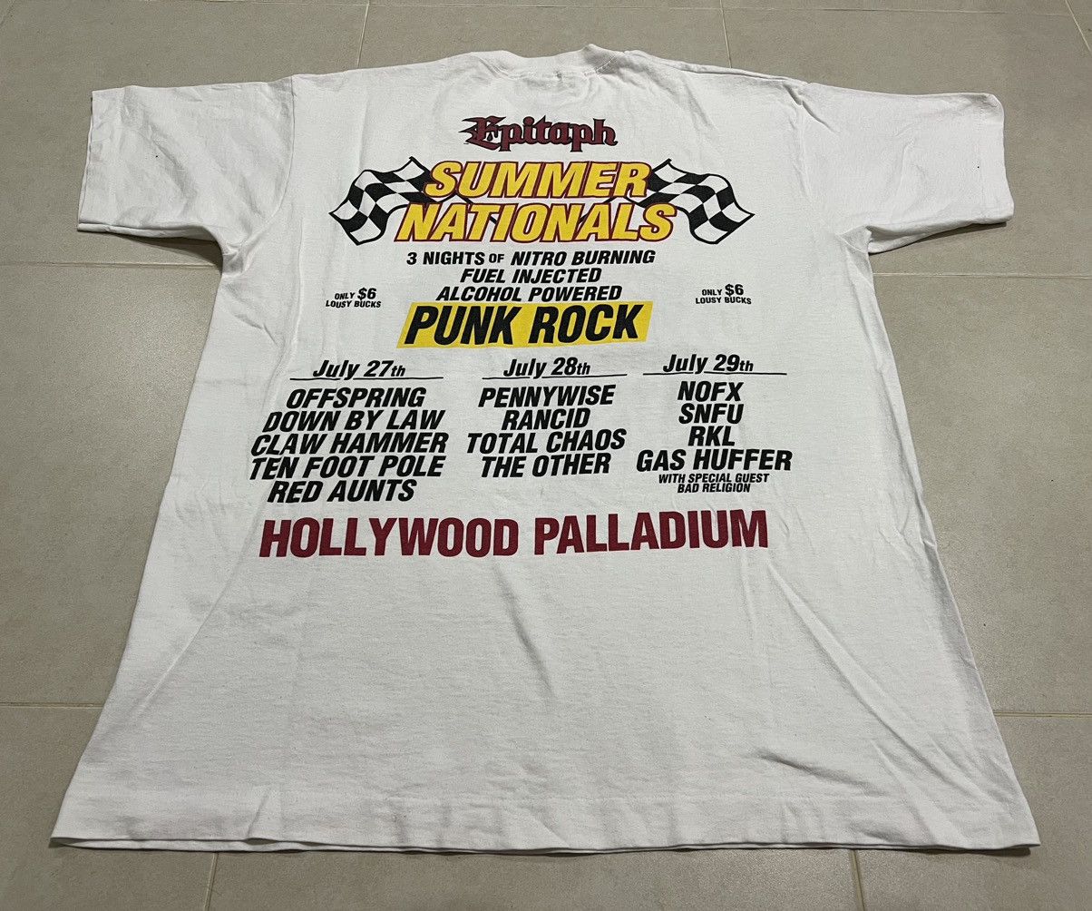 Band Tees × Rare × Vintage Vtg Epitaph Records Shirt Punk o rama 