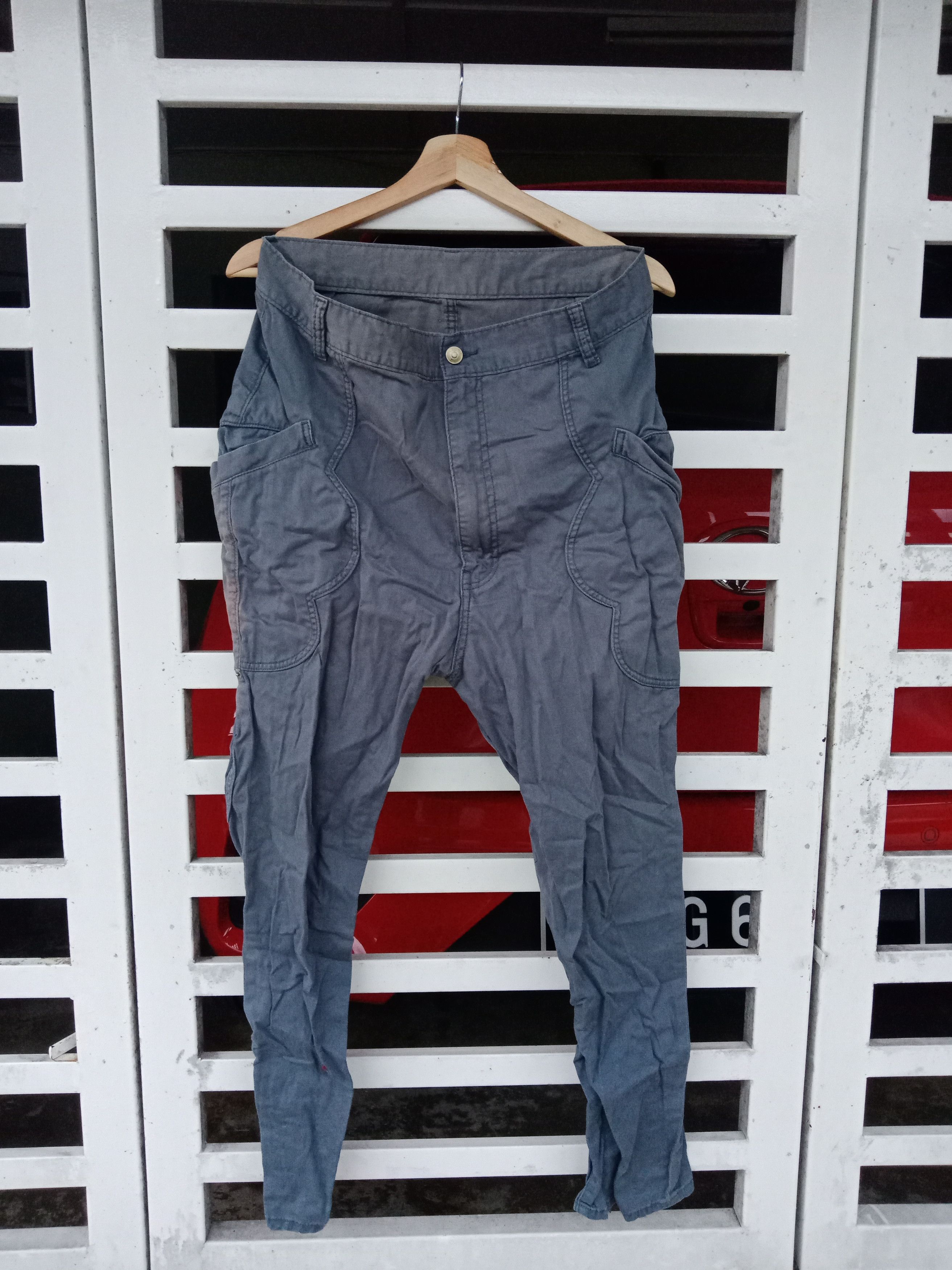 Issey Miyake Issey Miyake Mercibeaucoup Faded Gray Multi Pockets Size US 32 / EU 48 - 2 Thumbnail